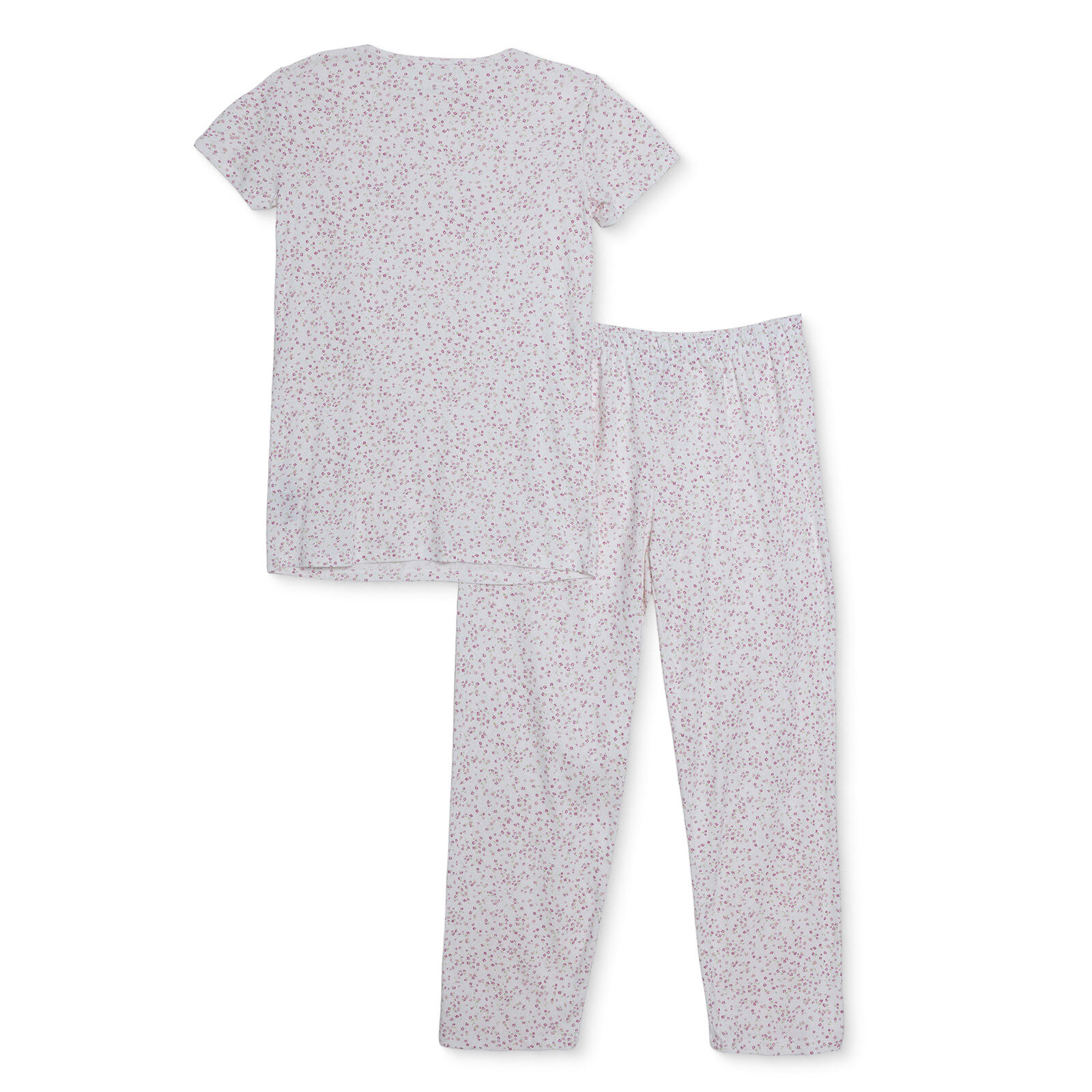 Anne Hamile Pijama Takımı Bisiklet Yaka Kısa Kol Patiksiz Paça