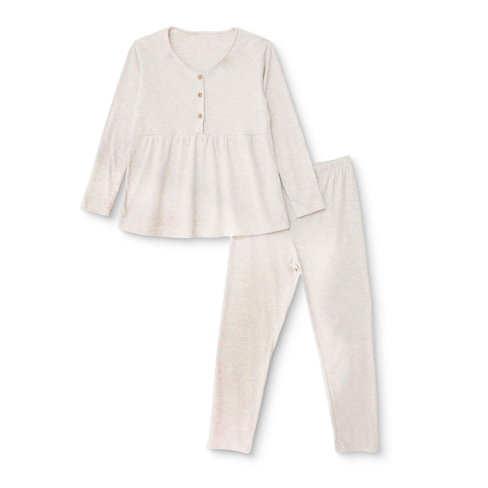 Anne Pijama Takımı Kaşkorse V Yaka Uzun Kol