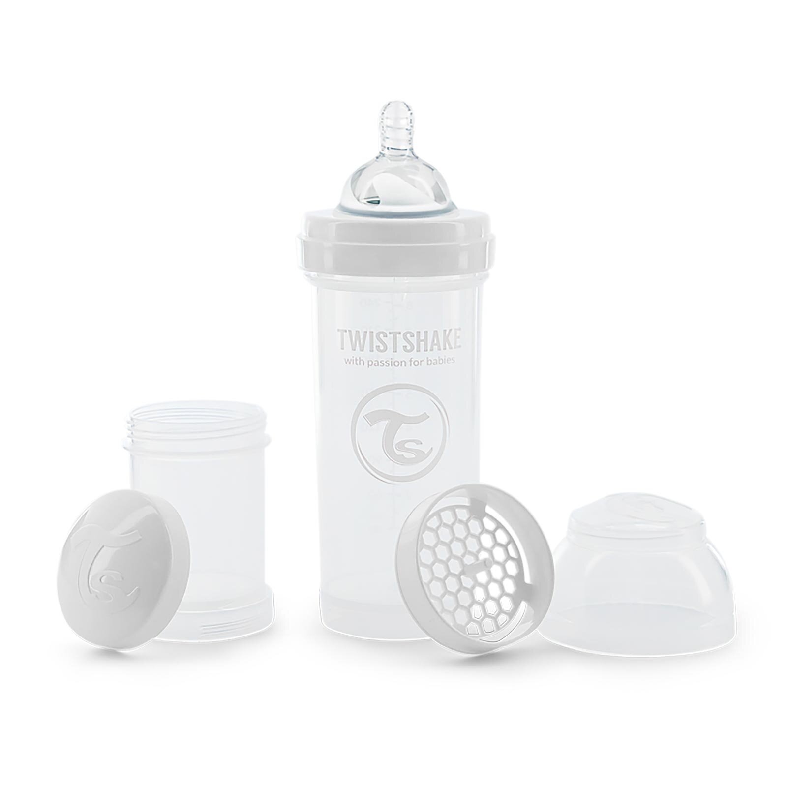 Anti-Kolik Biberon 260 ml Beyaz