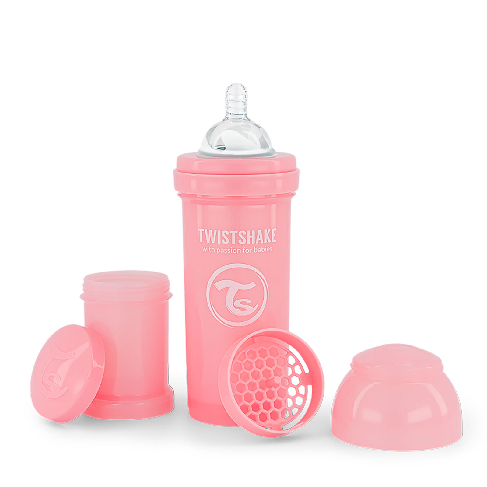 Anti-Kolik Biberon 2+m 260ml Pembe Anti-Kolik Biberon 2+m 260ml Pembe