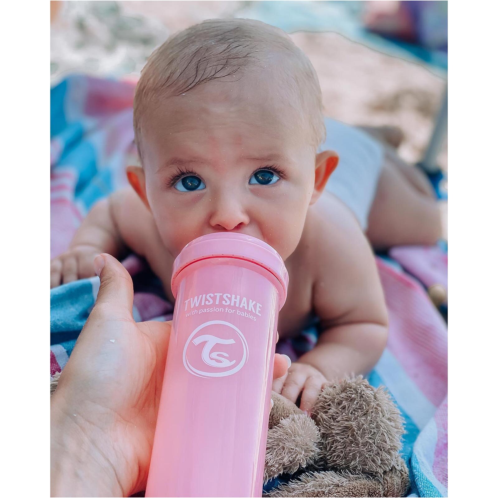 Anti-Kolik Biberon 330ml Pembe