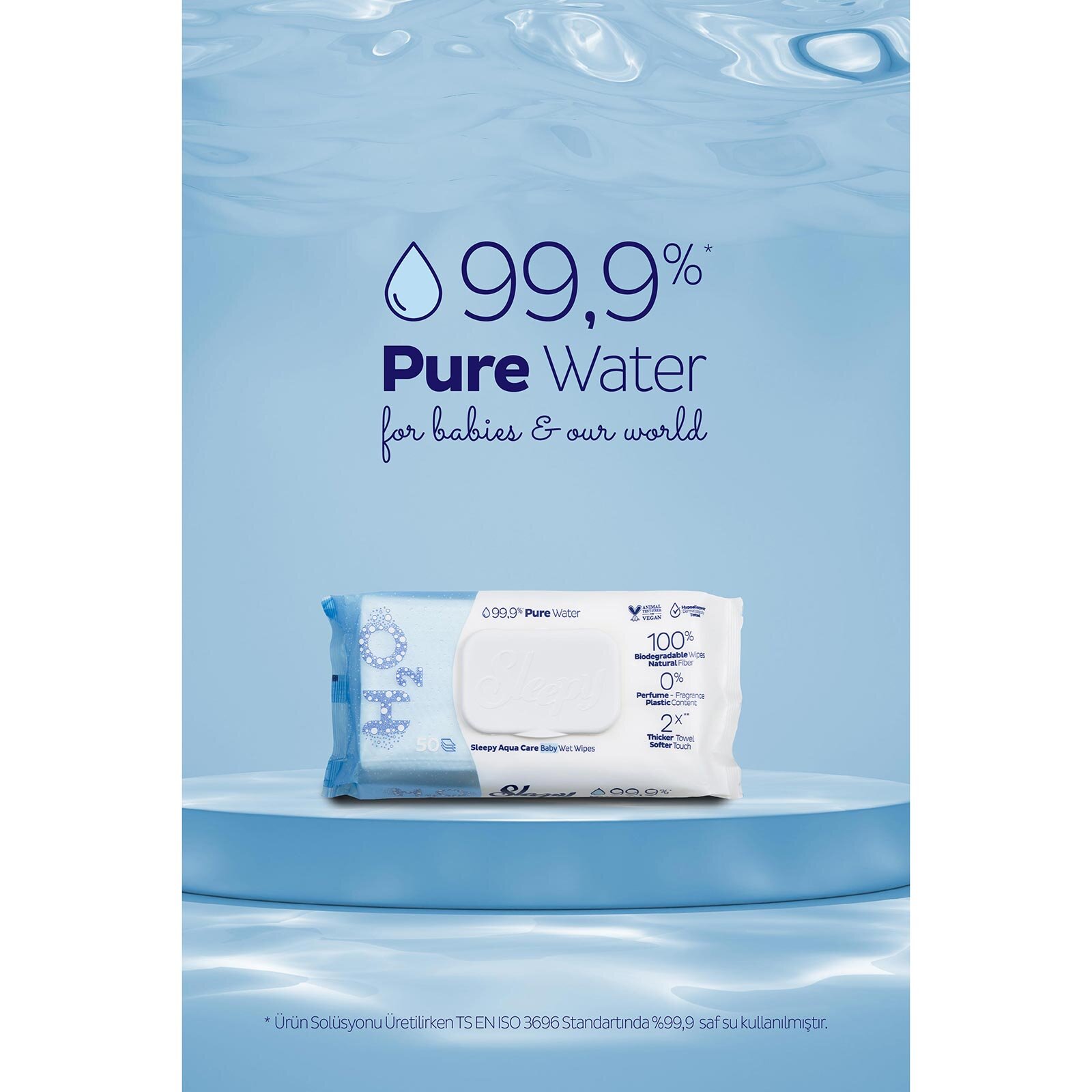 Aqua Care 50'li Islak Mendil