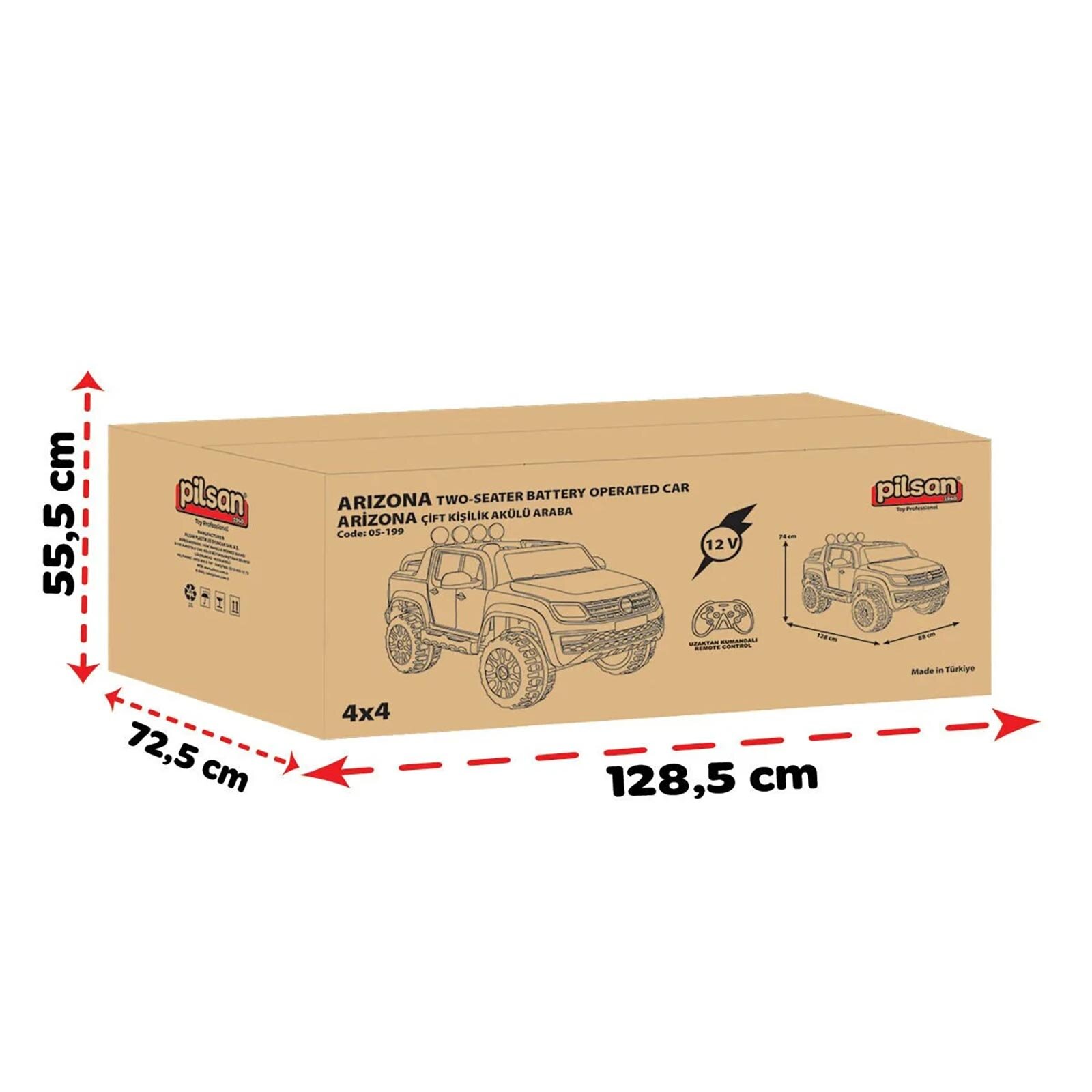 Arizona 12v Akülü Araba Arizona 12v Akülü Araba
