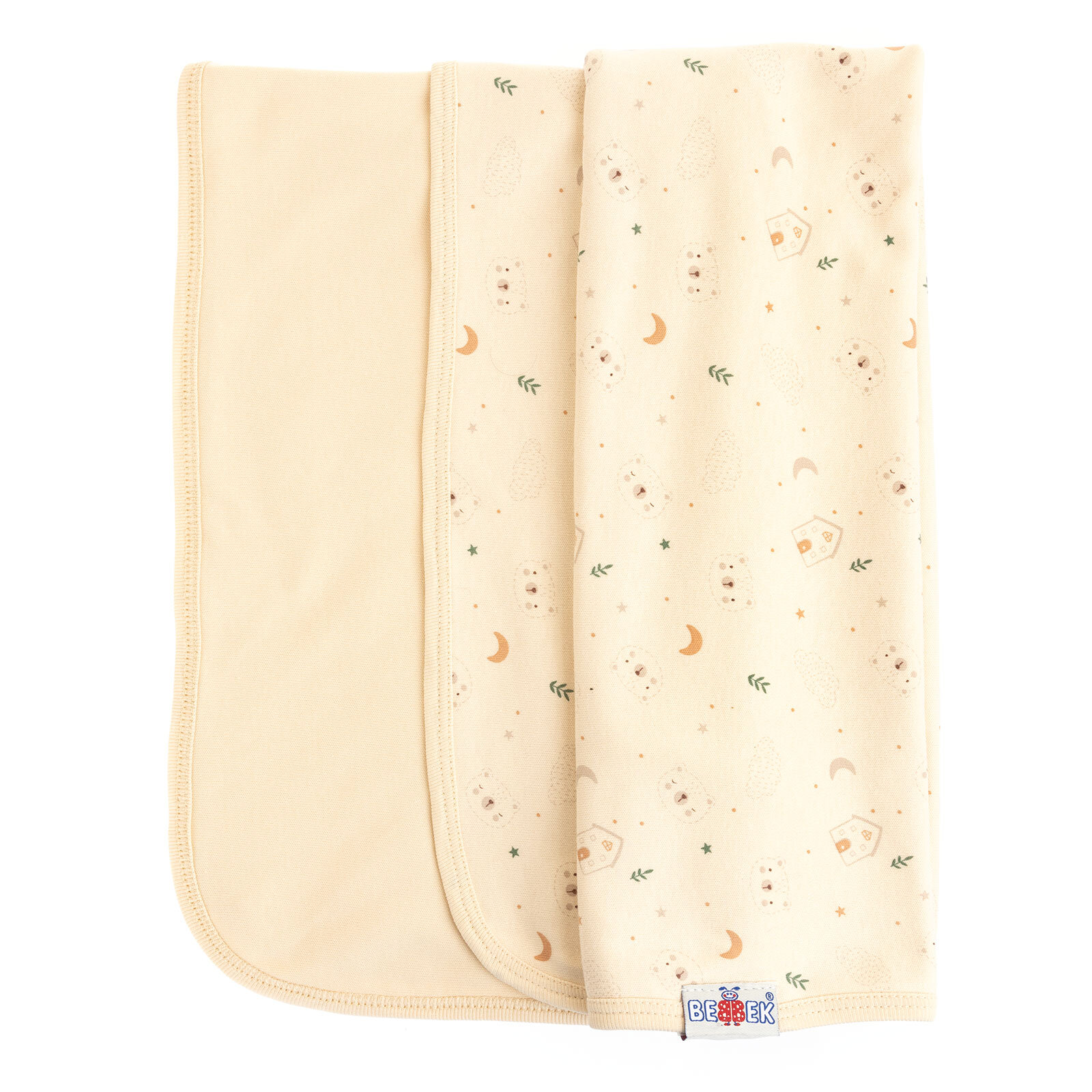 Ayı ve Ev Desenli Battaniye Ayı ve Ev Desenli Battaniye