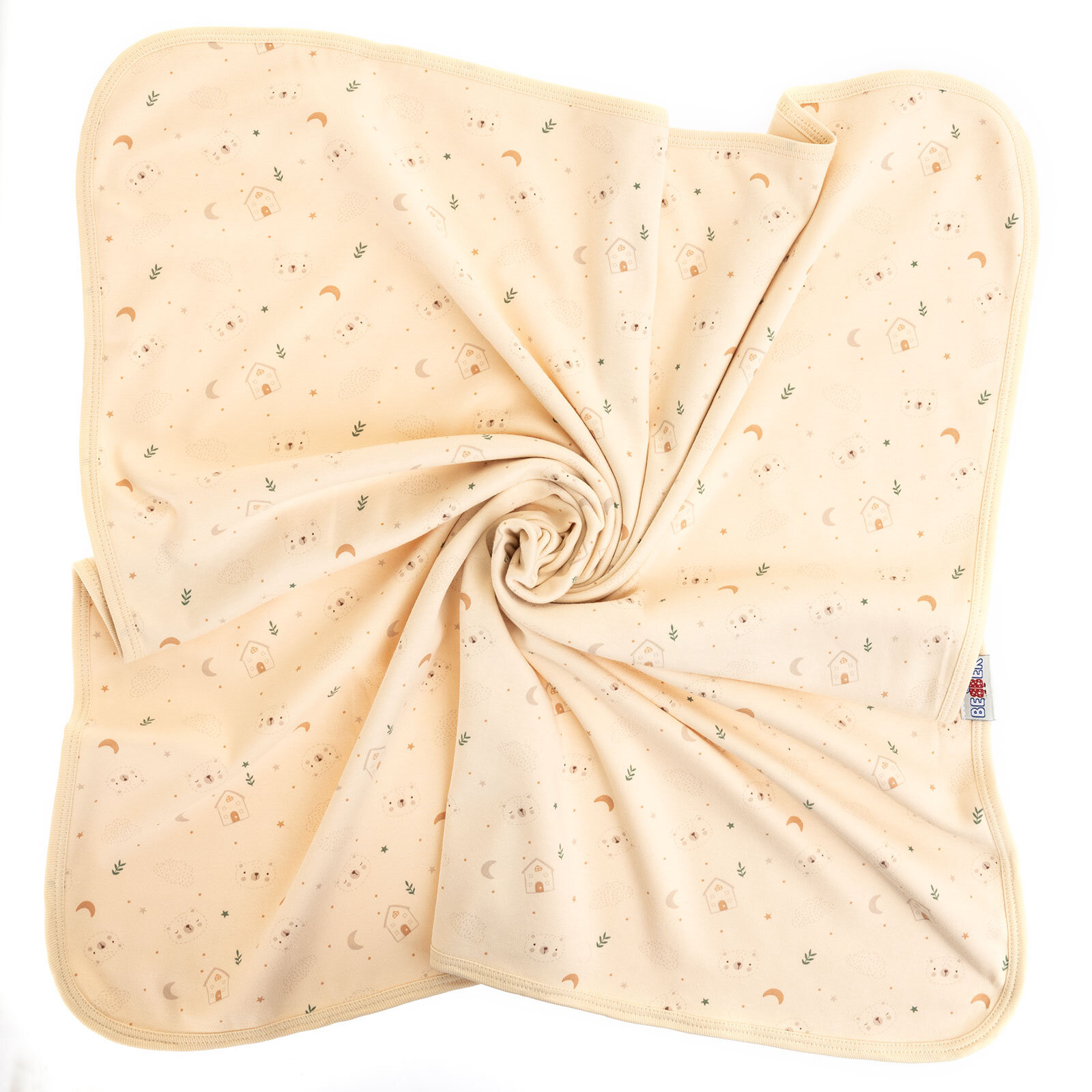 Ayı ve Ev Desenli Battaniye Ayı ve Ev Desenli Battaniye