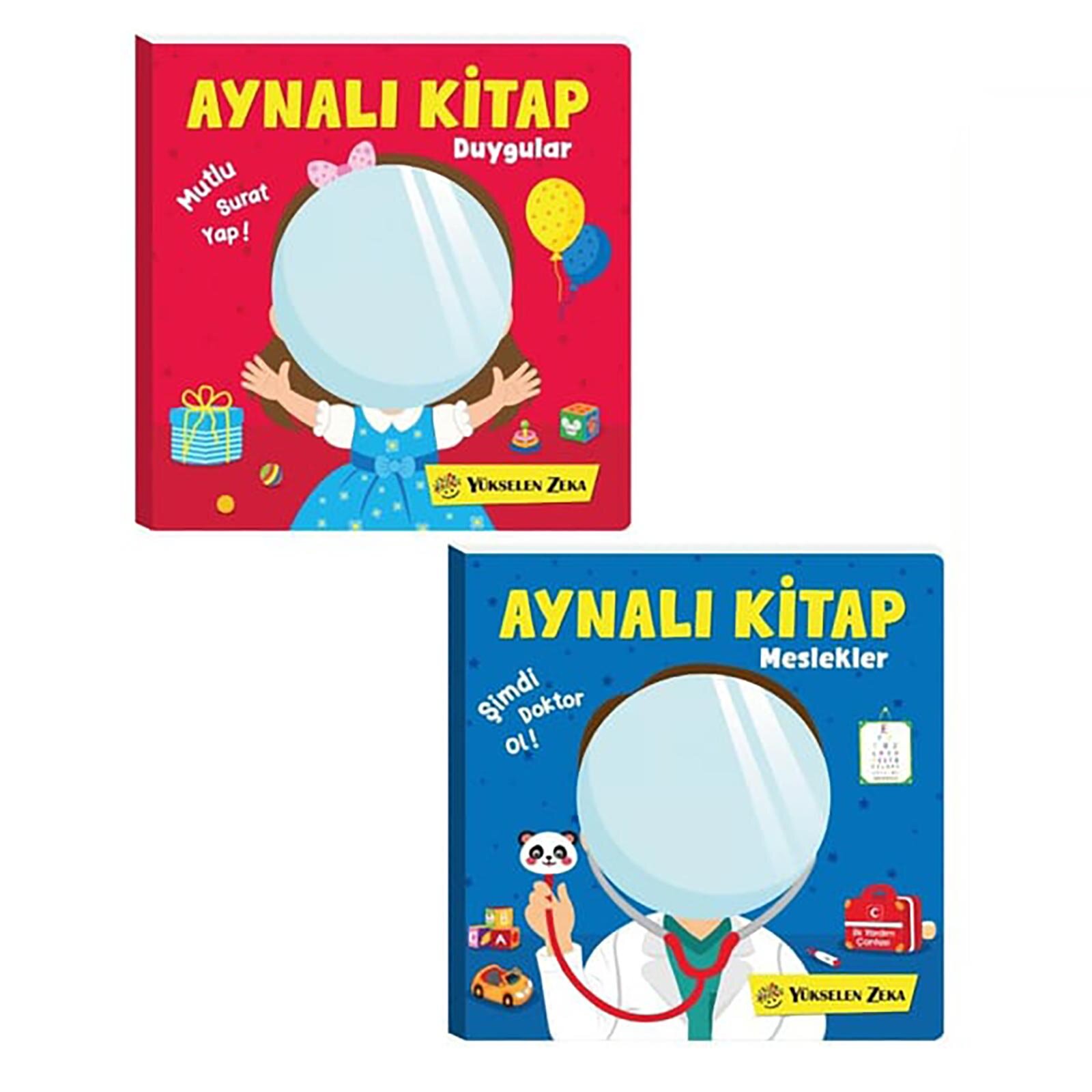 Aynalı Kitap 2'li Set (Duygular - Meslekler)