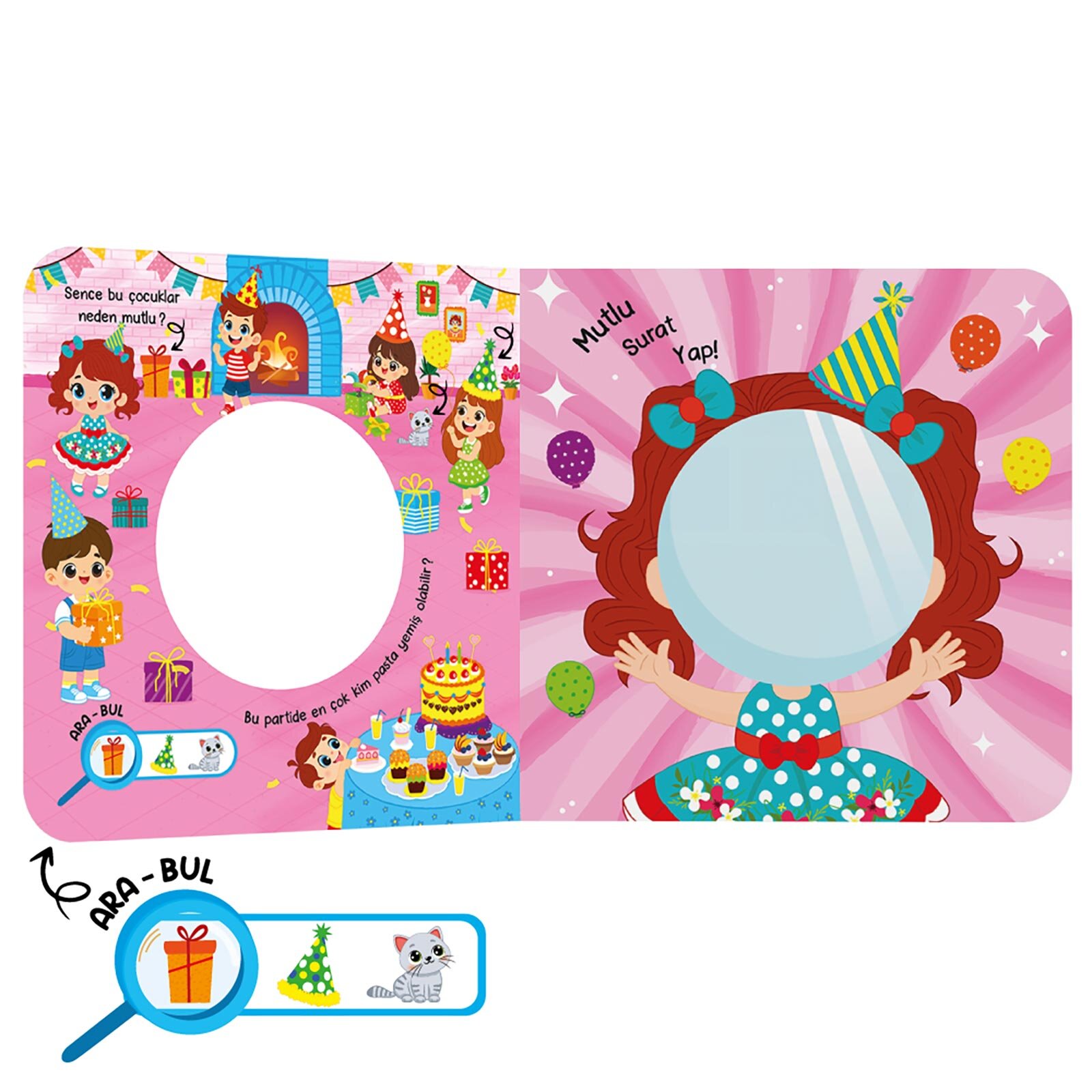 Aynalı Kitap 2'li Set (Duygular - Meslekler)