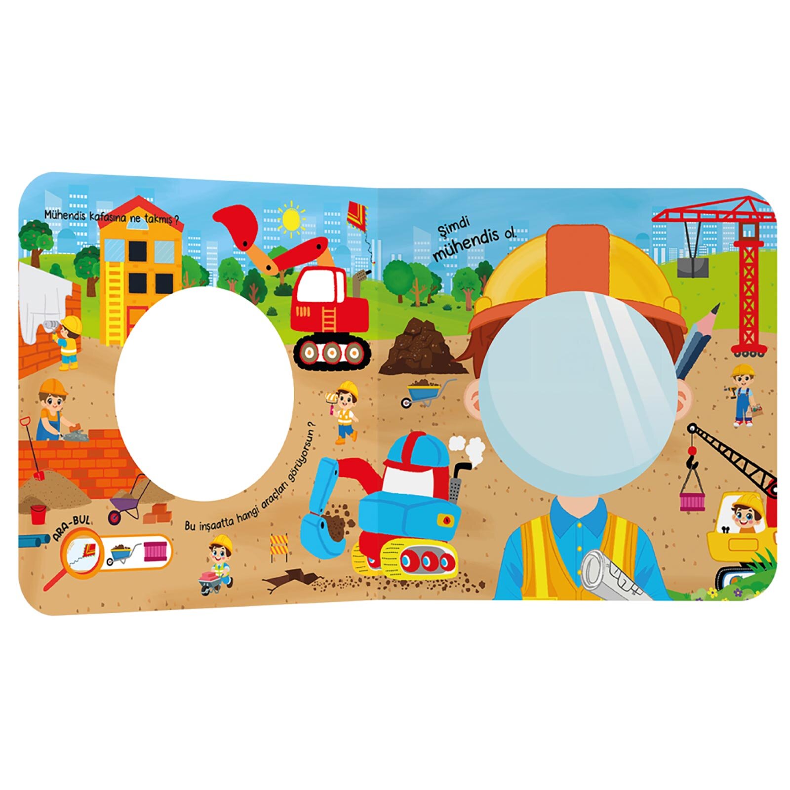 Aynalı Kitap 2'li Set (Duygular - Meslekler)