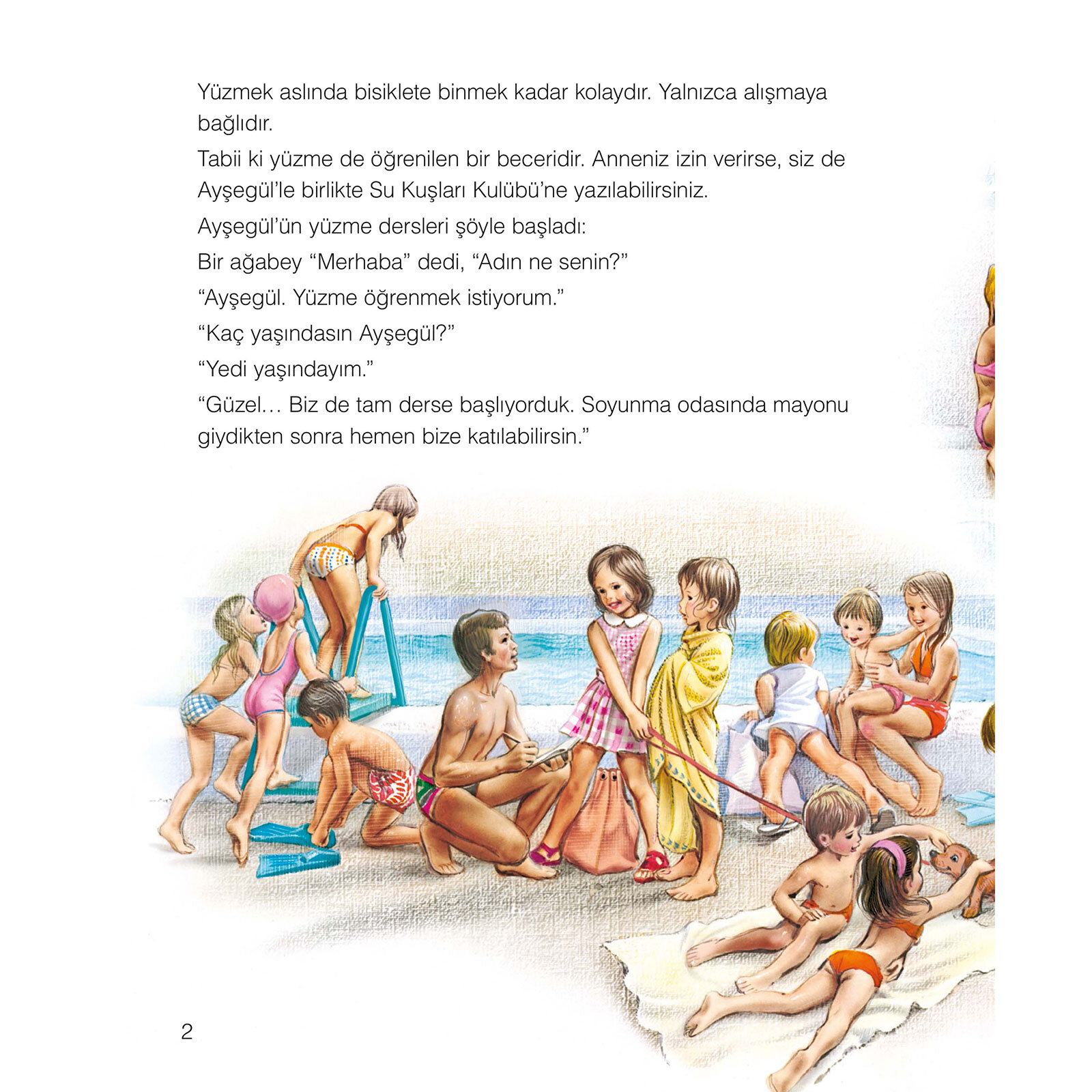Ayşegül 09: Yüzme Öğreniyor Ayşegül 09: Yüzme Öğreniyor