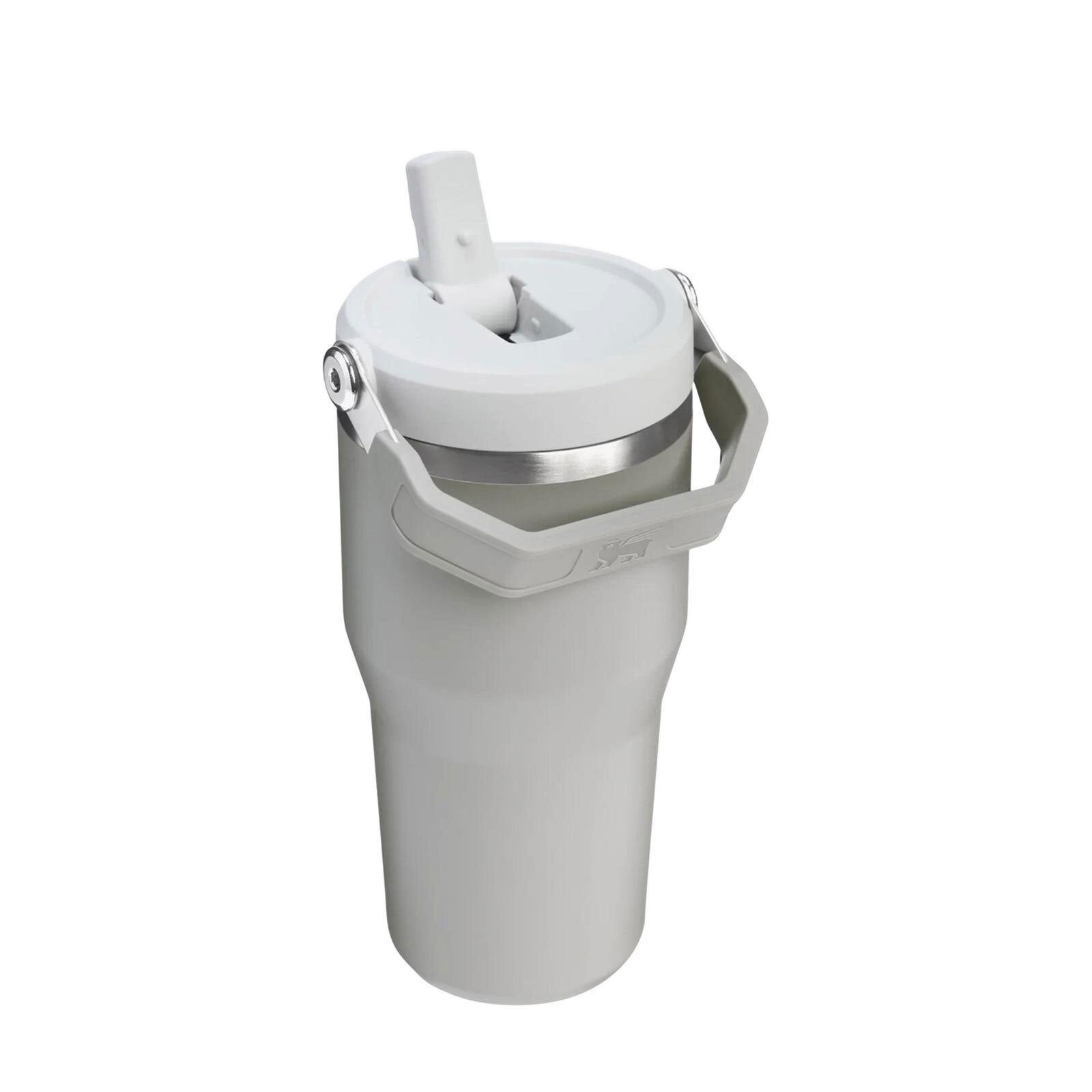 The IceFlow Flip Straw Tumbler 600ml Ash