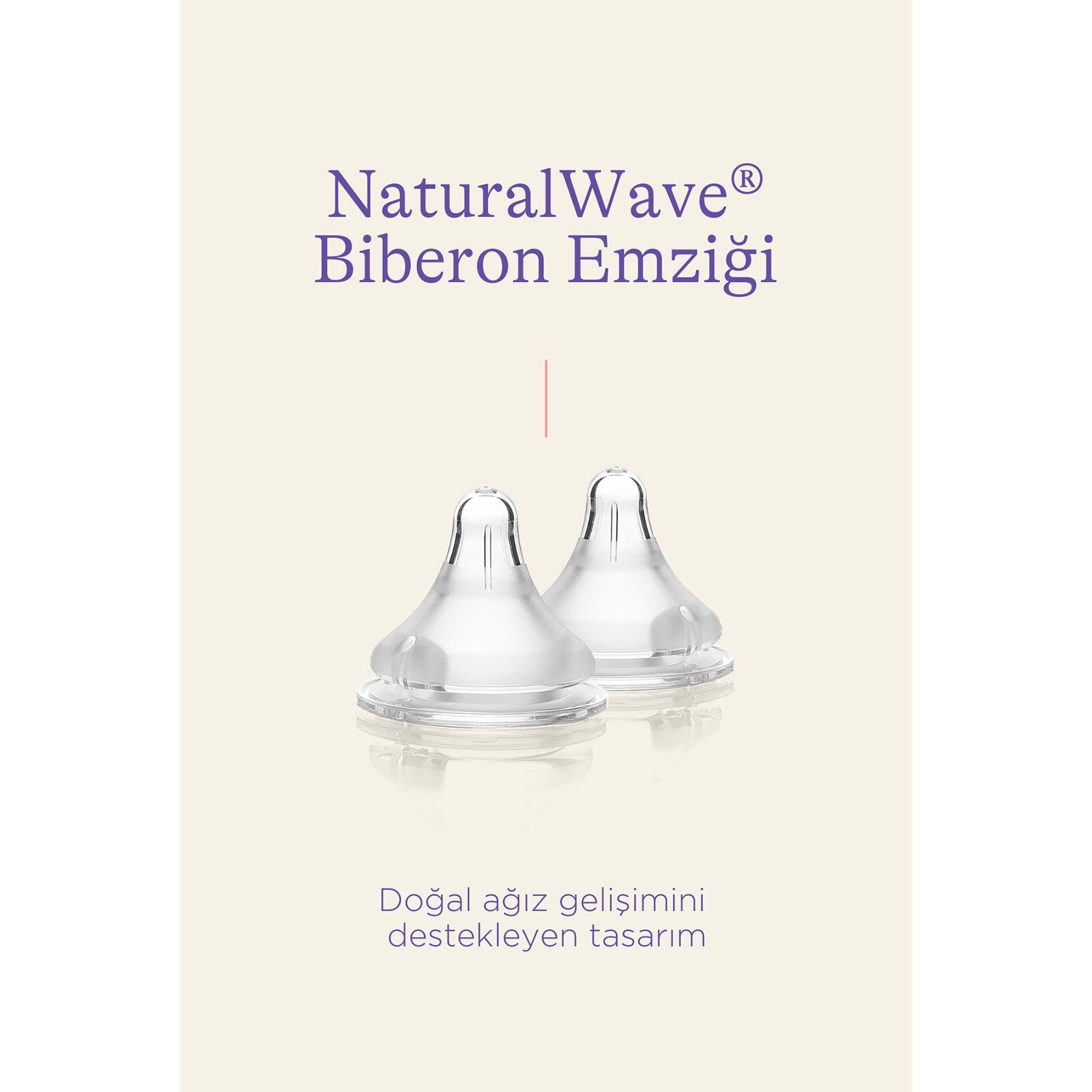 Natural Wave Biberon Emziği Yavaş Akışlı