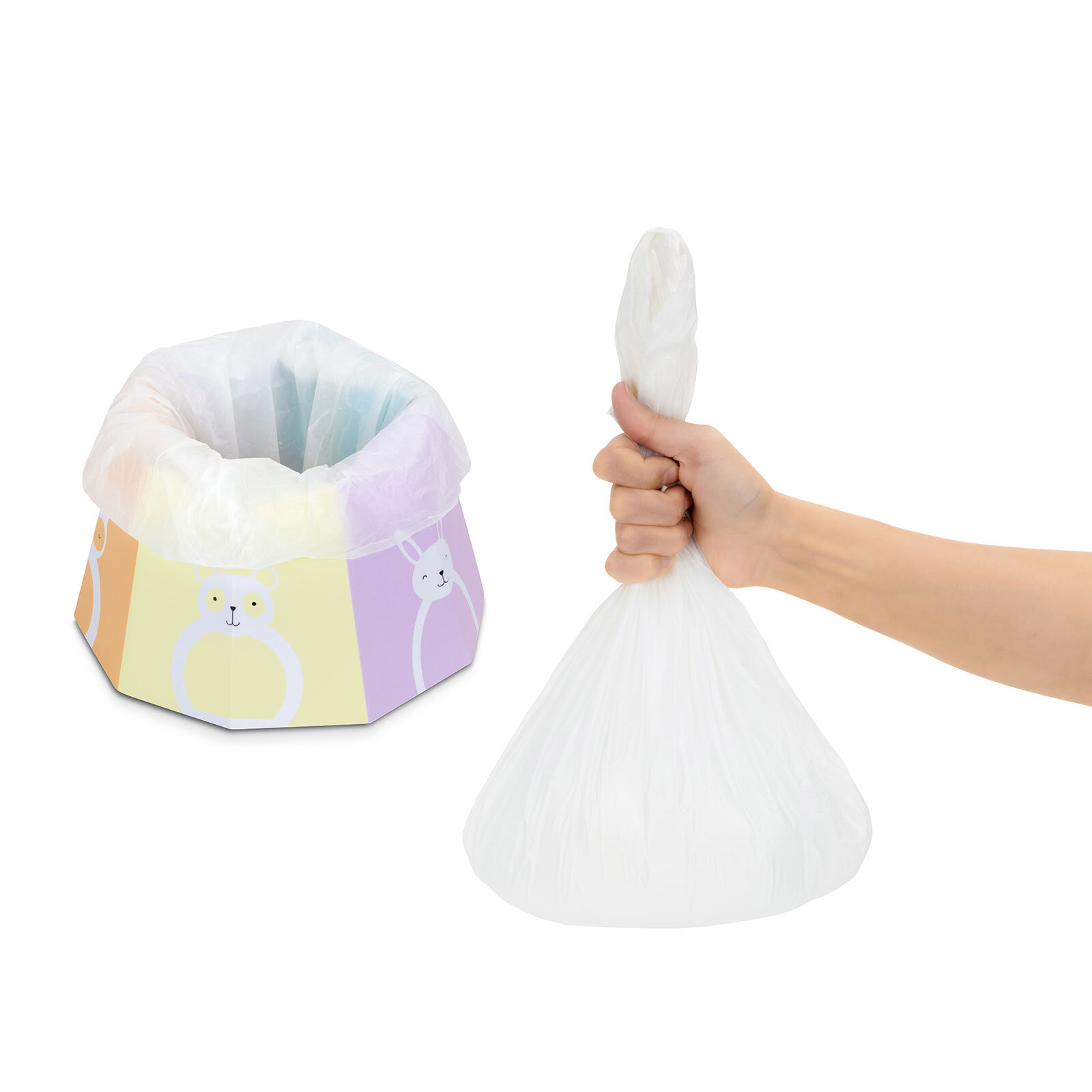 Karton Seyahat Lazımlığı Desenli Karton Seyahat Lazımlığı Desenli