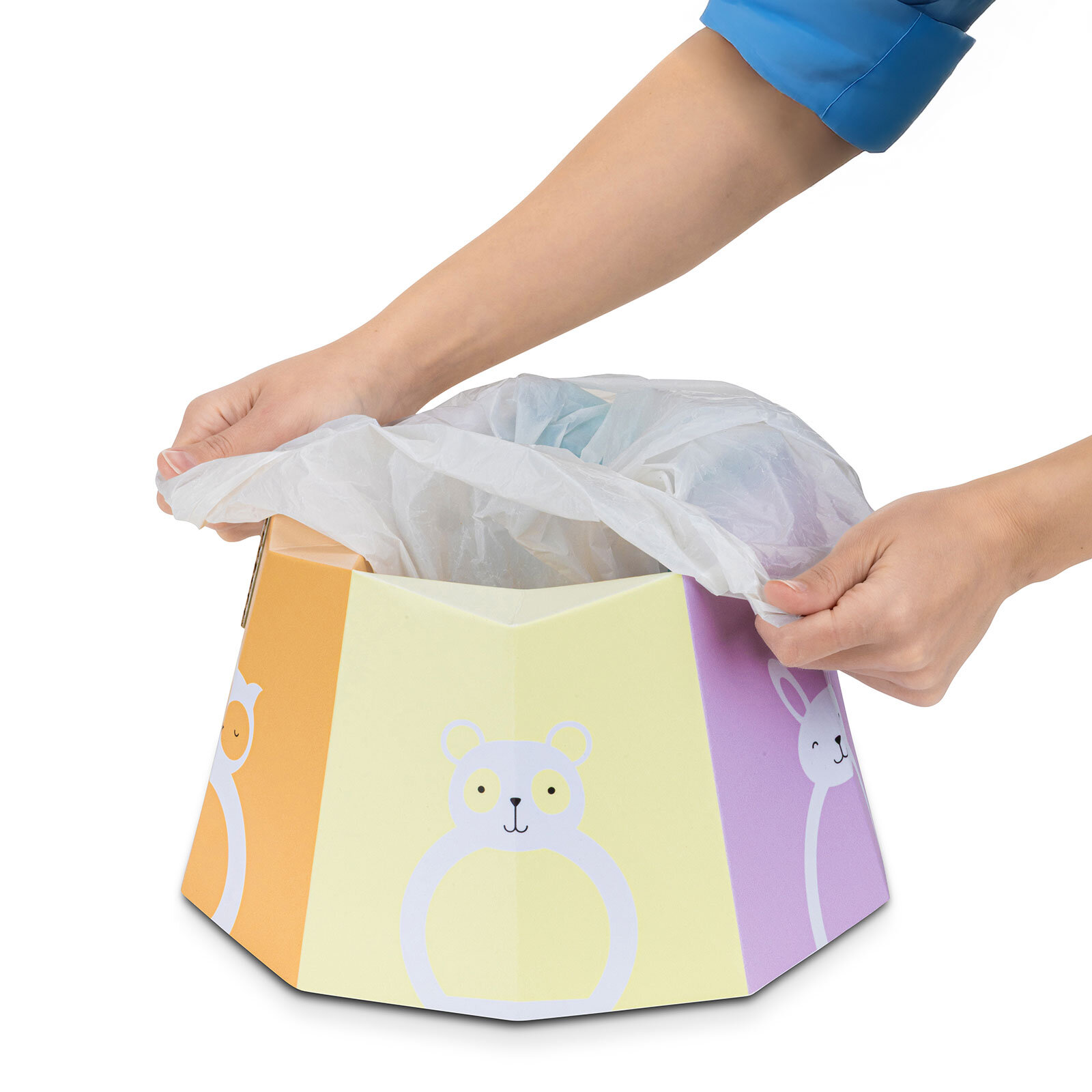 Karton Seyahat Lazımlığı Desenli Karton Seyahat Lazımlığı Desenli