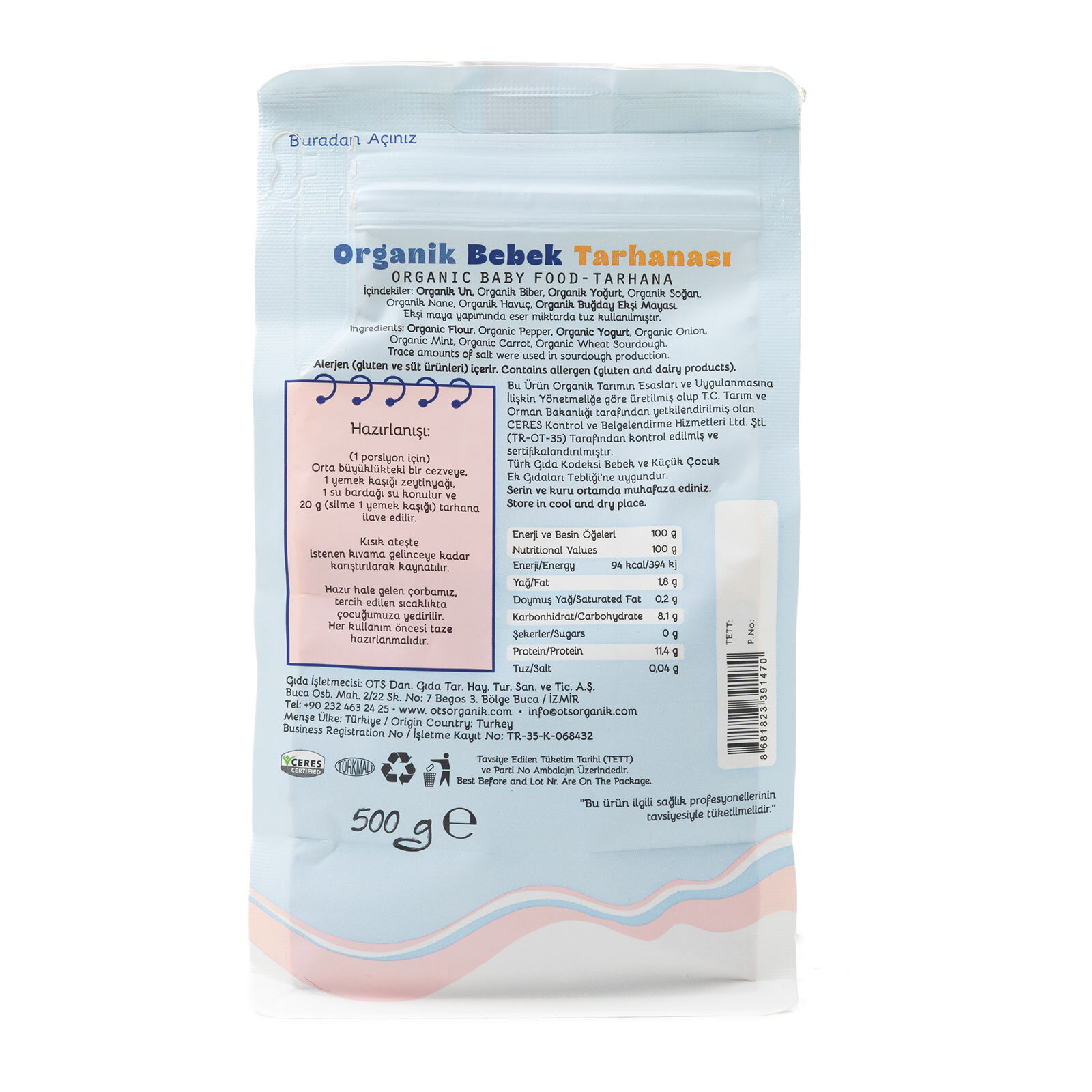 Bebek Tarhanası 500 gr