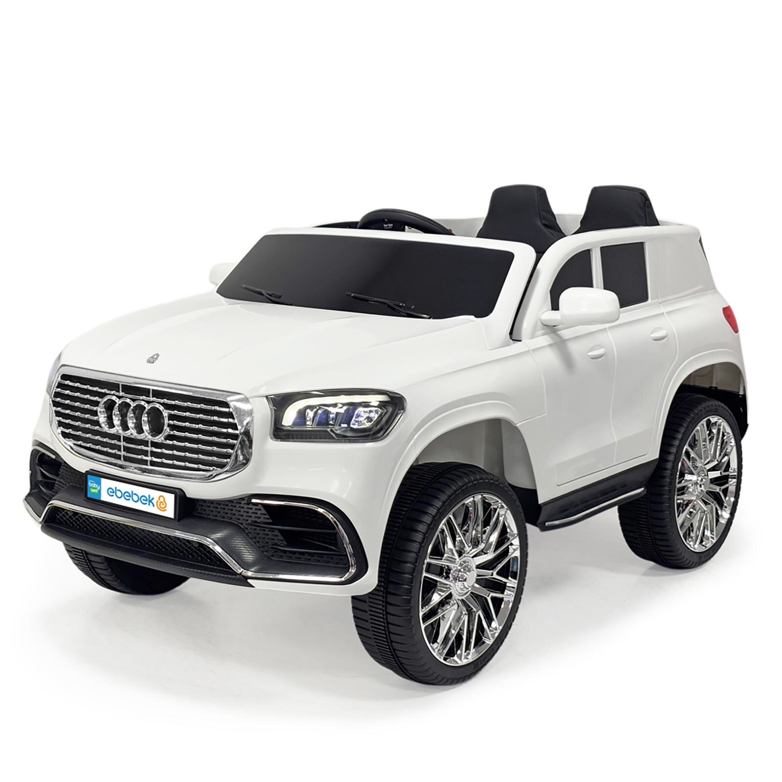 Big Rover Kumandalı Akülü Araba -Beyaz Gt 12v