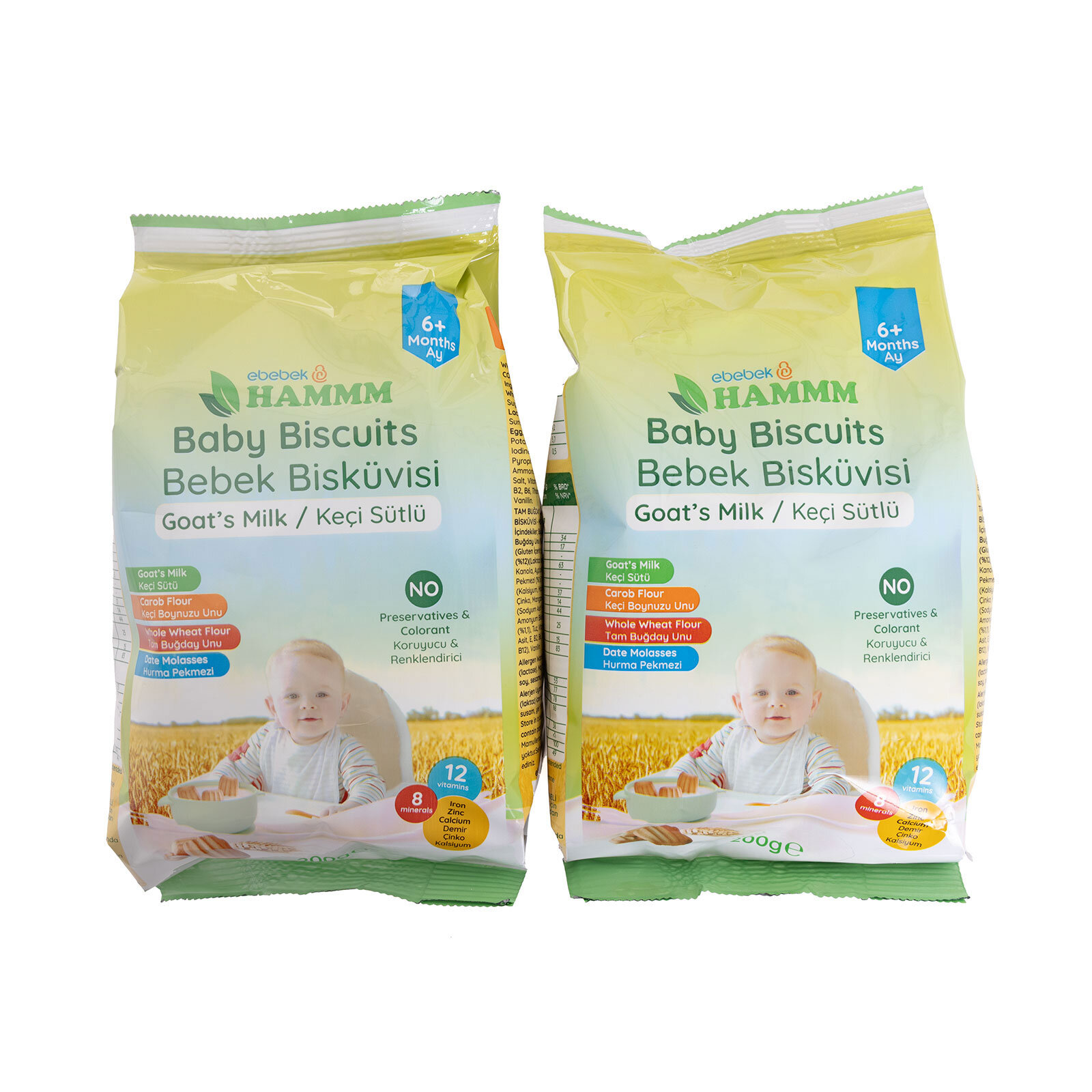 Keçi Sütlü Bebek Bisküvisi 400 gr