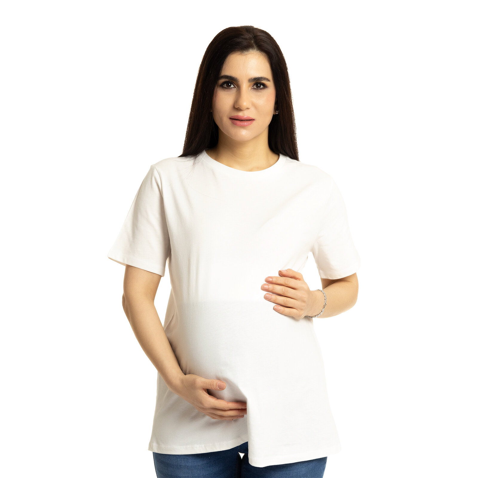 Hamile Basic Kısa Kol Tshirt Anne Giyim Hamile Basic Kısa Kol Tshirt Anne Giyim
