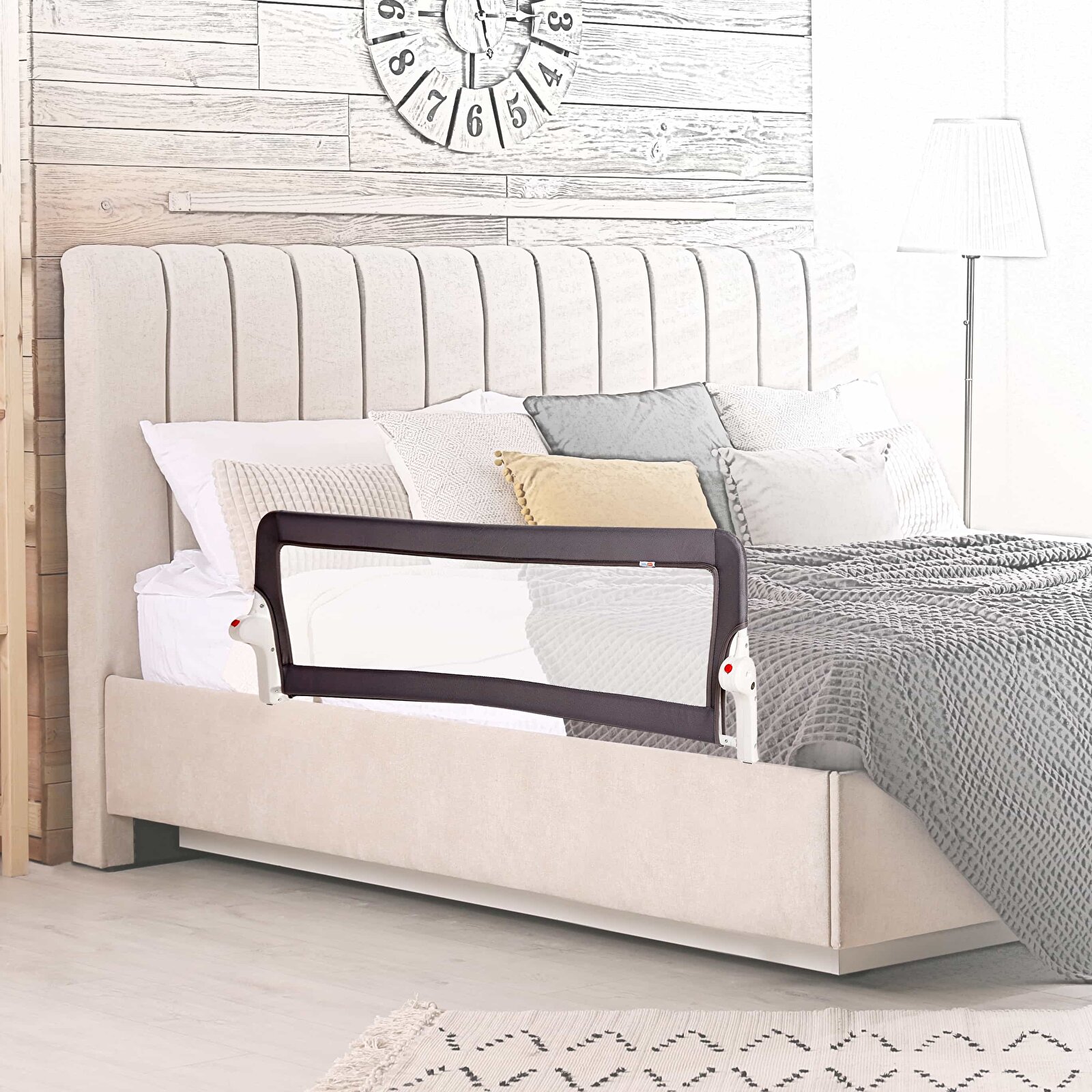 Ekstra Geniş Bebek Güvenlik Yatak Bariyeri 150 cm