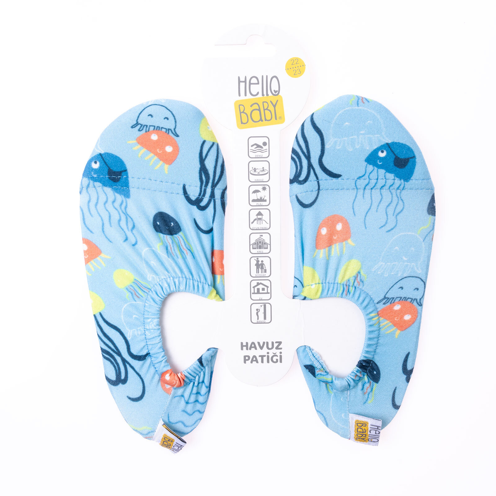 Ahtapot Desenli Deniz Ayakkabısı Erkek Bebek