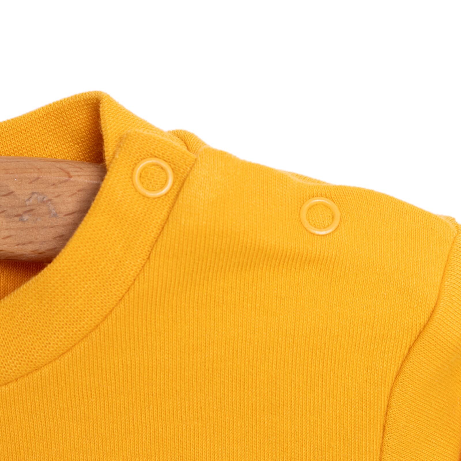 Unisex Tişört İnterlok Çıtçıtlı Bisiklet Yaka Uzun Kol