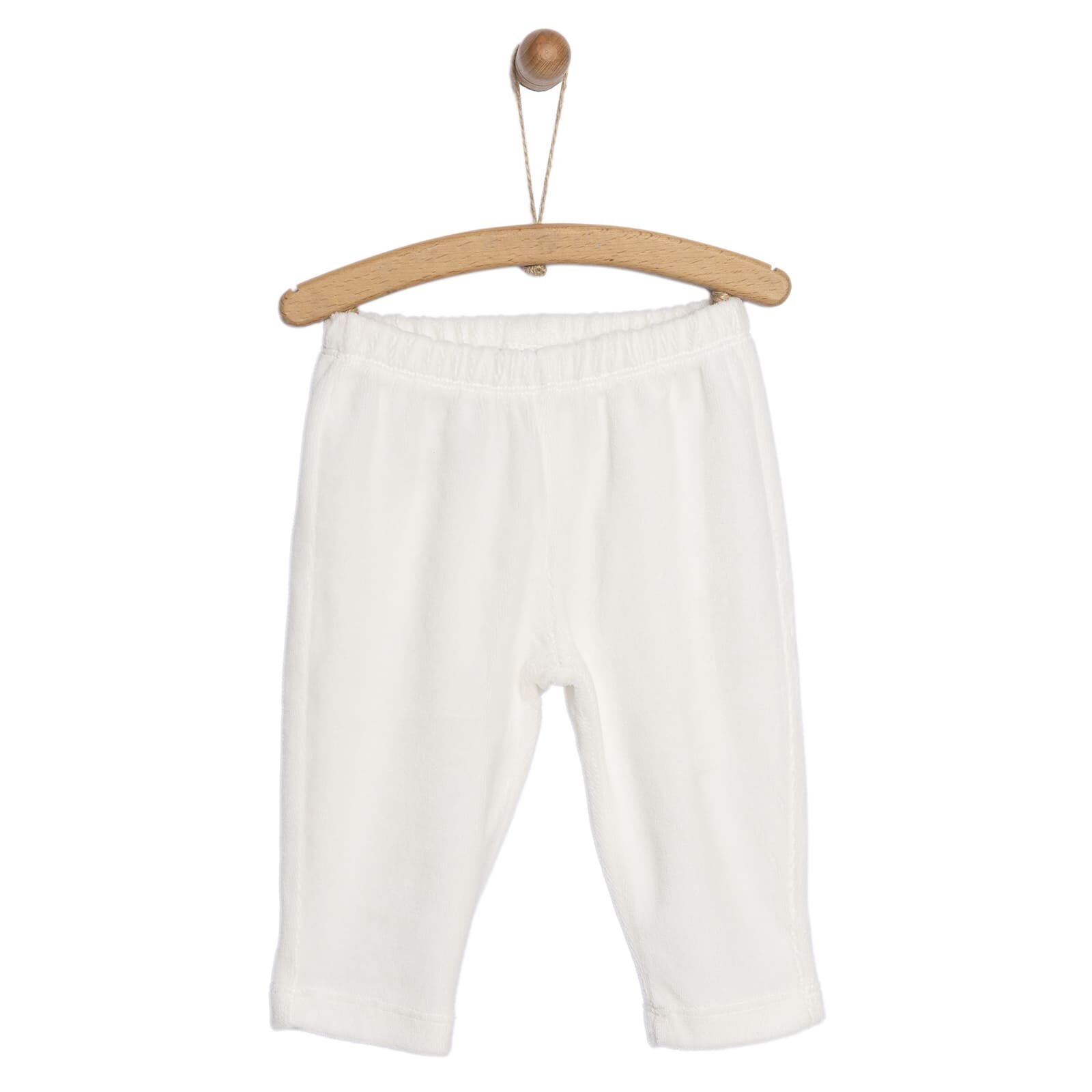 Kız Bebek Eşofman Alt Fitilli Kadife Örme Kumaş Lastikli Paça