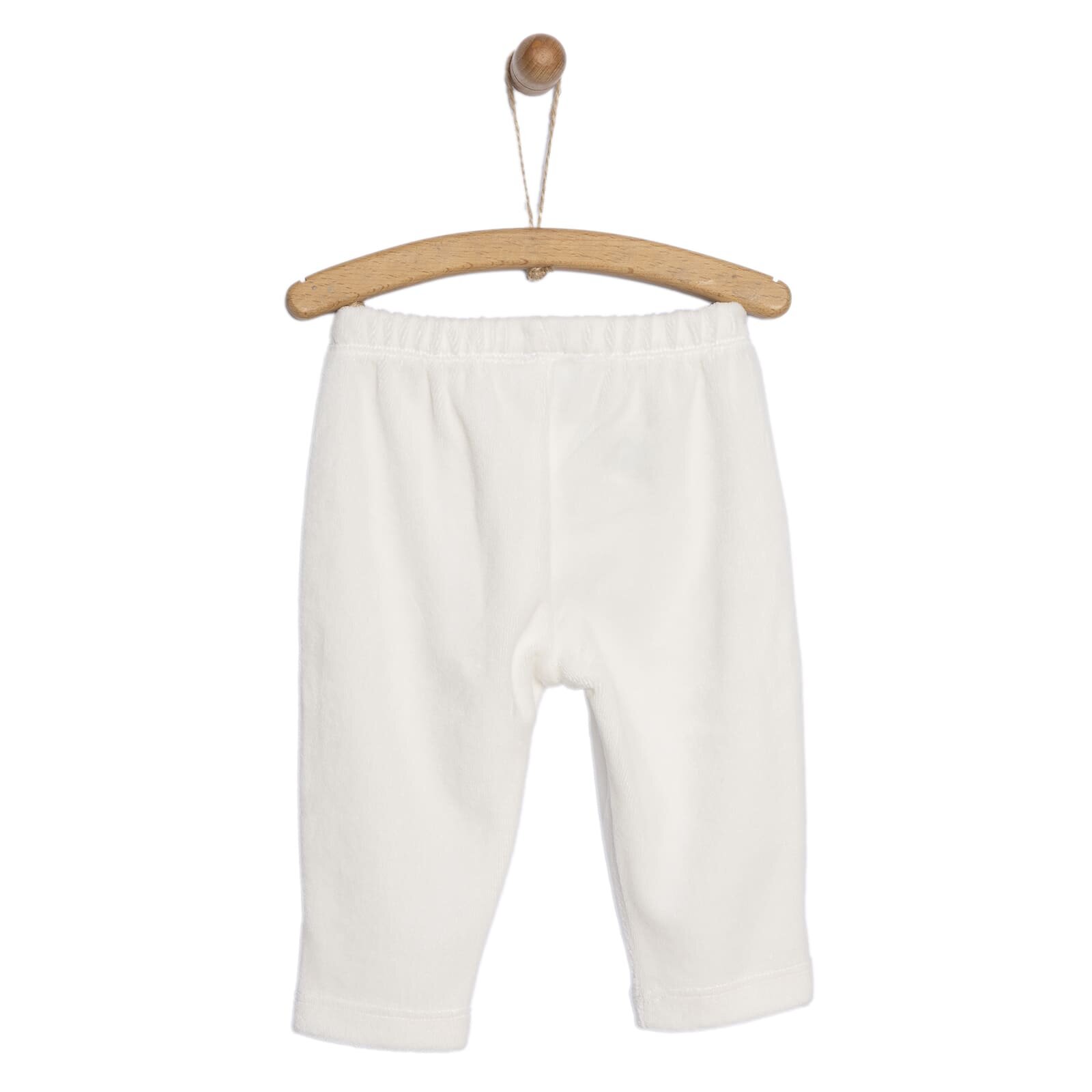 Kız Bebek Eşofman Alt Fitilli Kadife Örme Kumaş Lastikli Paça