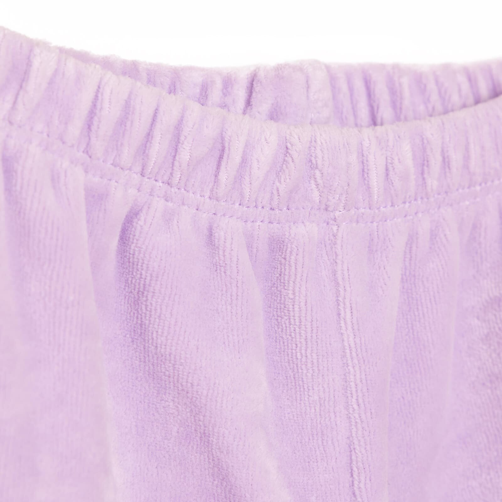 Kız Bebek Eşofman Alt Fitilli Kadife Örme Kumaş Lastikli Paça