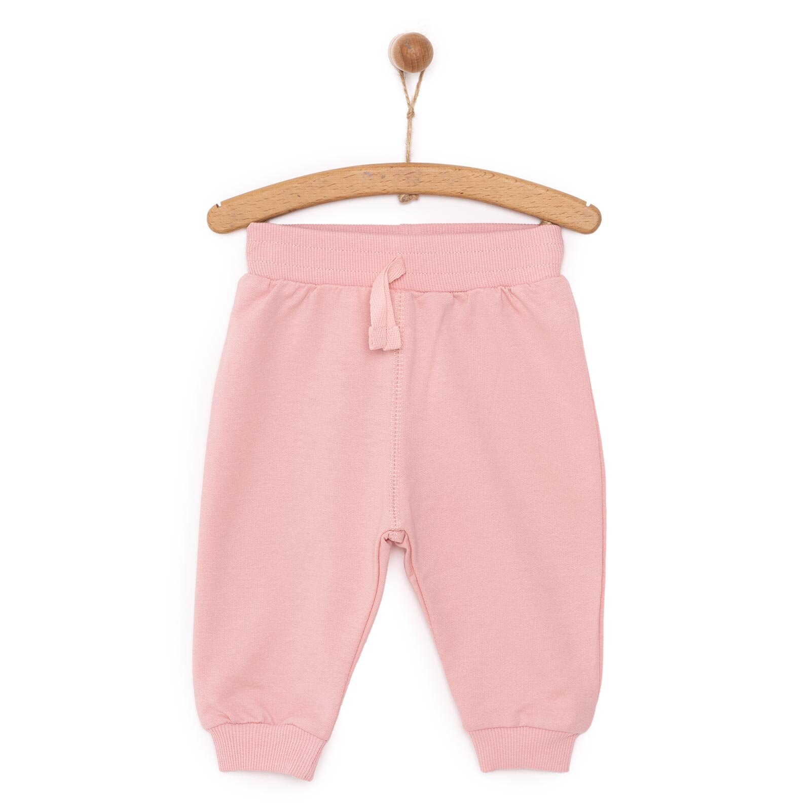 Kız Bebek Eşofman Alt Şardonlu Reçme Paça