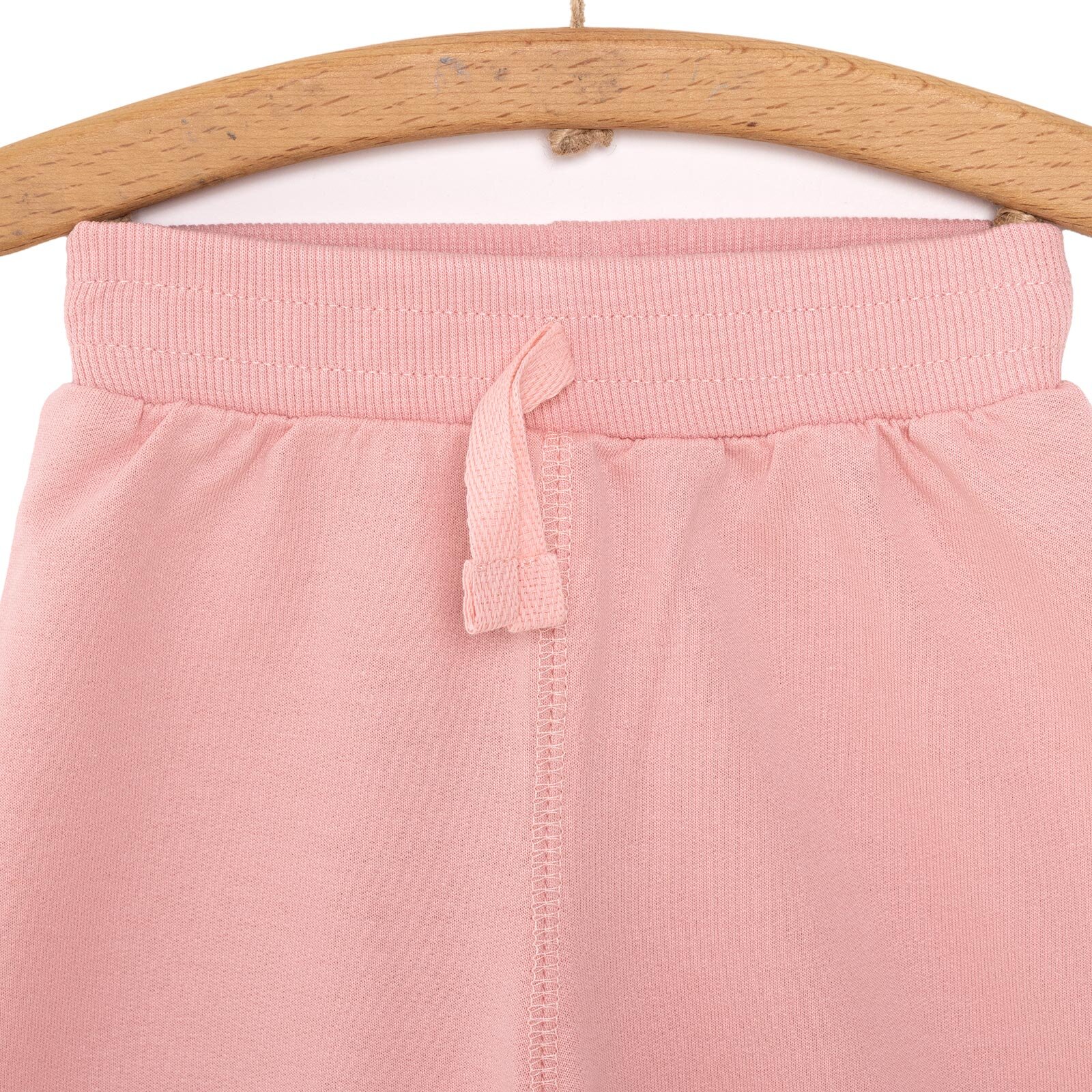 Kız Bebek Eşofman Alt Şardonlu Reçme Paça