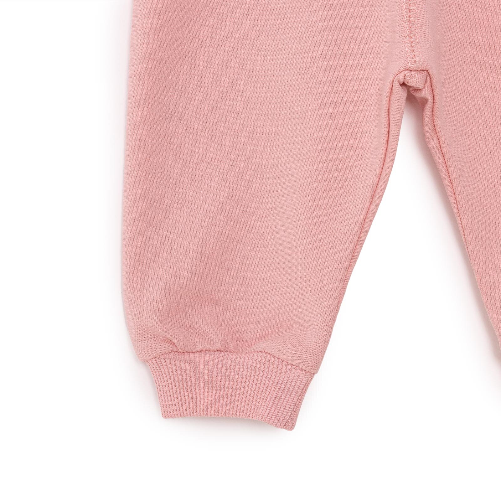 Kız Bebek Eşofman Alt Şardonlu Reçme Paça