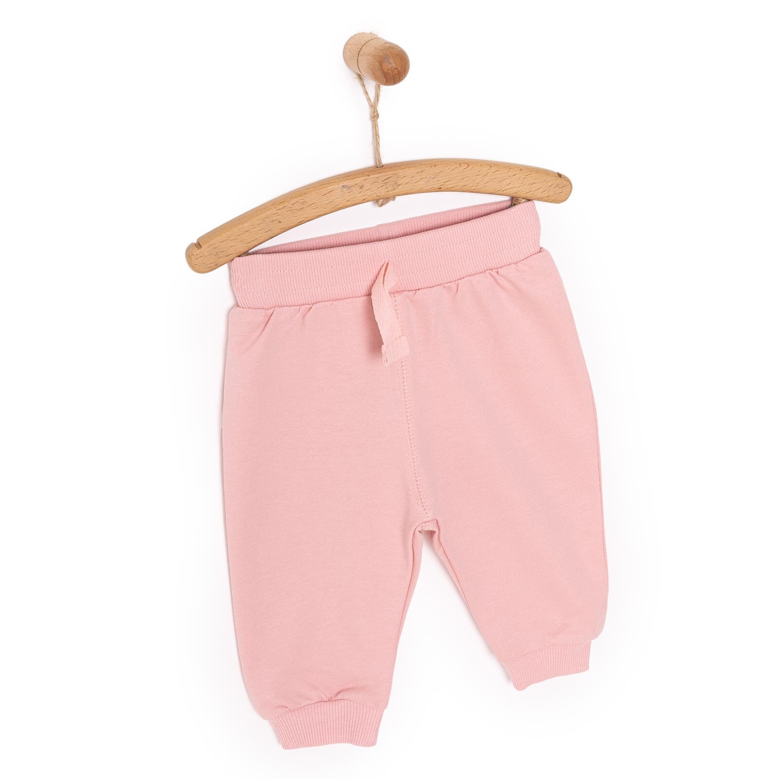 Kız Bebek Eşofman Alt Şardonlu Reçme Paça