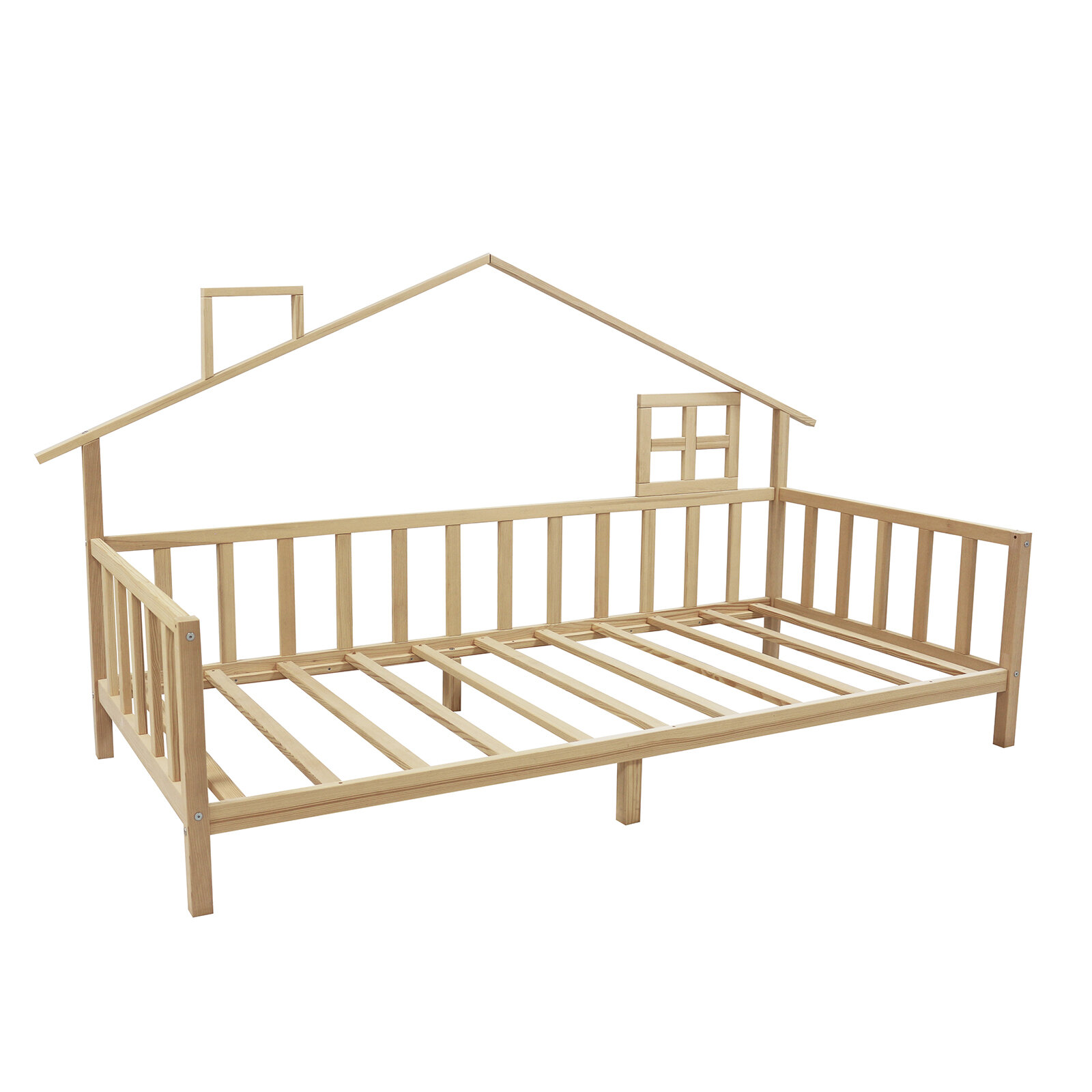 Arkası Çatılı Montessori Karyola 90x190 cm Arkası Çatılı Montessori Karyola 90x190 cm