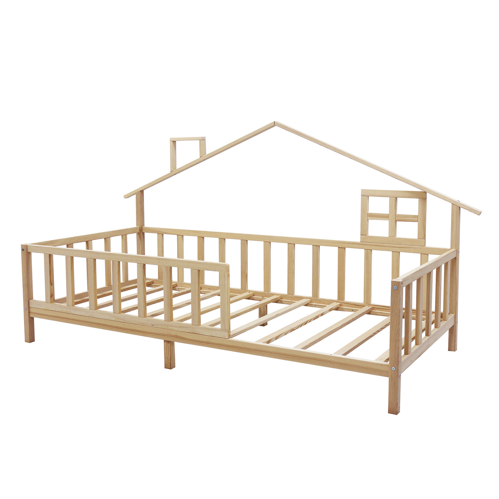 Arkası Çatılı Montessori Karyola 90x190 cm Arkası Çatılı Montessori Karyola 90x190 cm