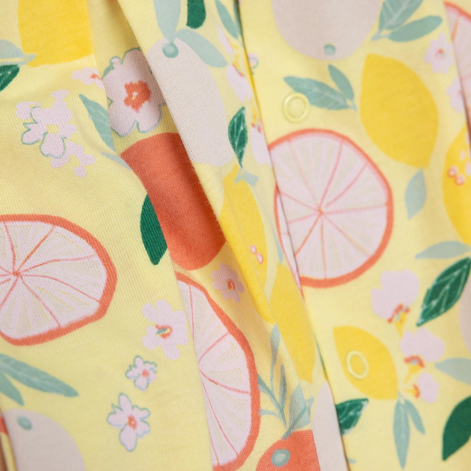 Yenidoğan Aloha Fırfırlı Kısa Tulum Kız Bebek