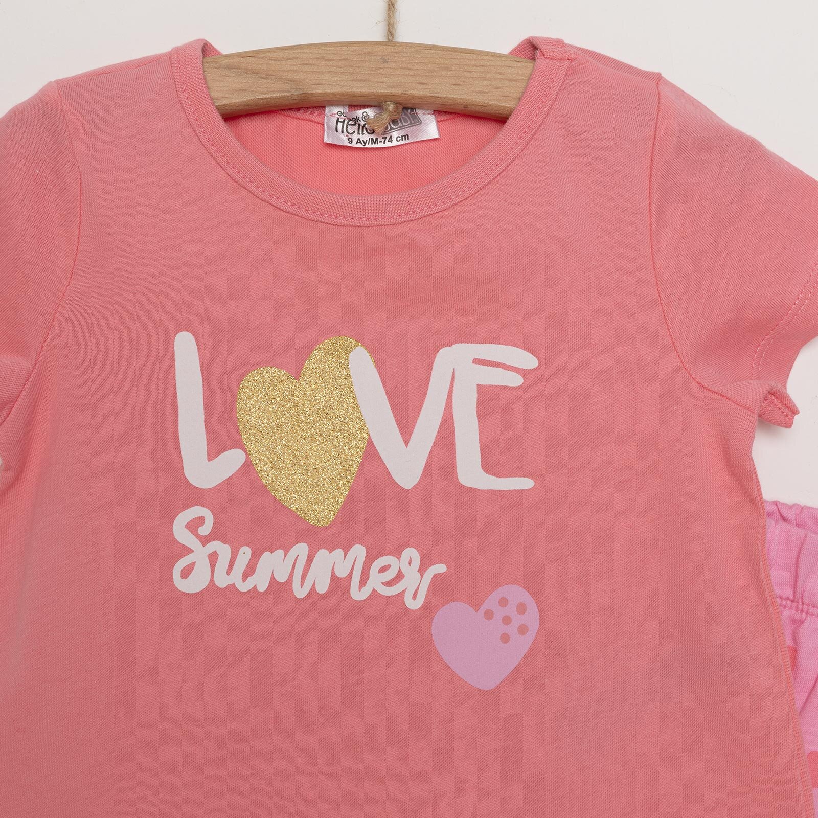 Motto Girl Tshirt-Şort