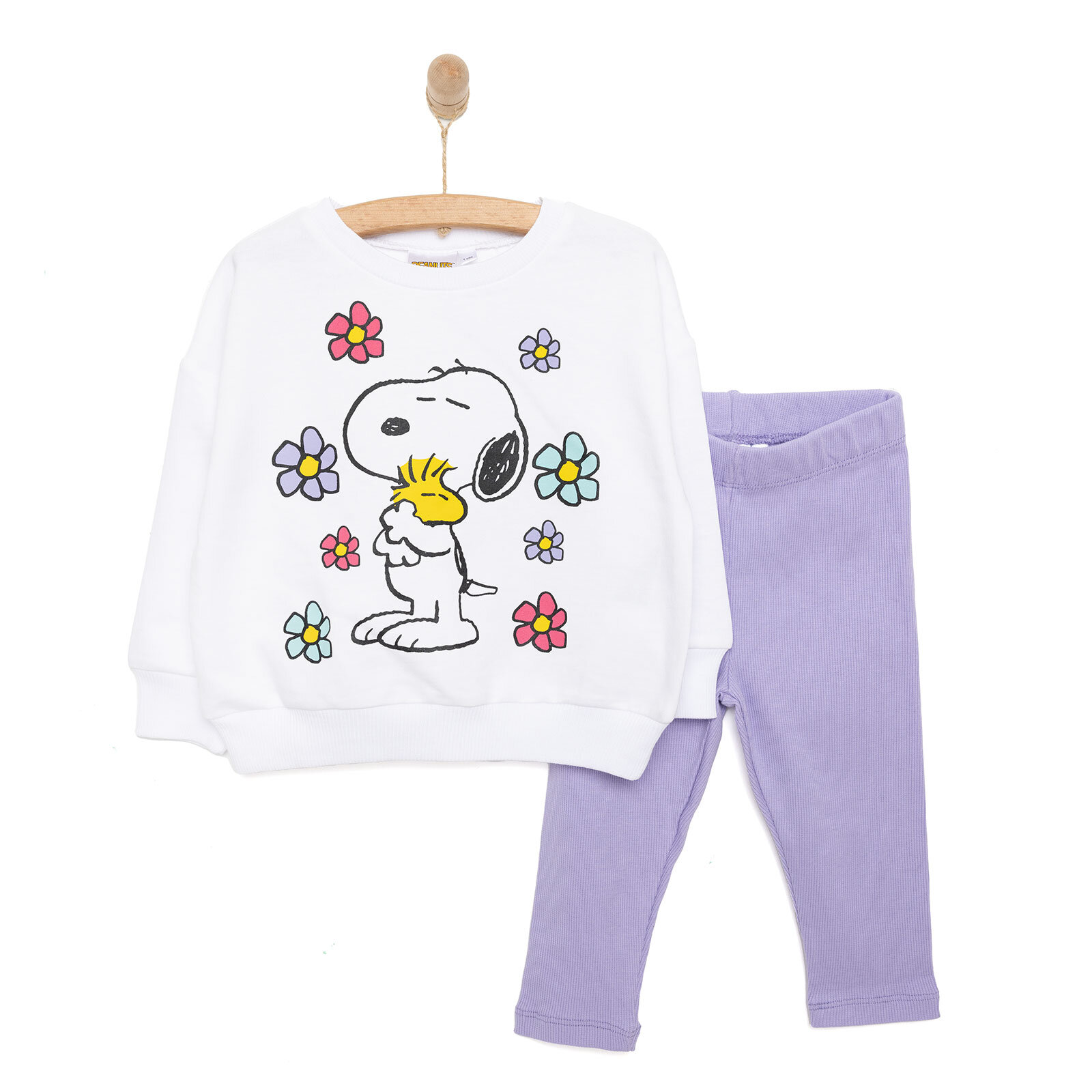 Snoopy Snoopy Kız Sweatshirt - Tayt Kız Bebek
