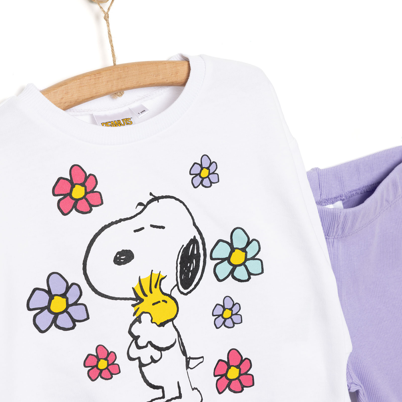 Snoopy Snoopy Kız Sweatshirt - Tayt Kız Bebek