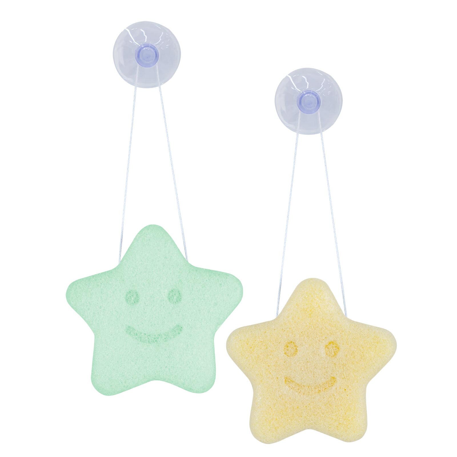 Yıldız Şekilli Konjac Banyo Süngeri 2'li Yıldız Şekilli Konjac Banyo Süngeri 2'li