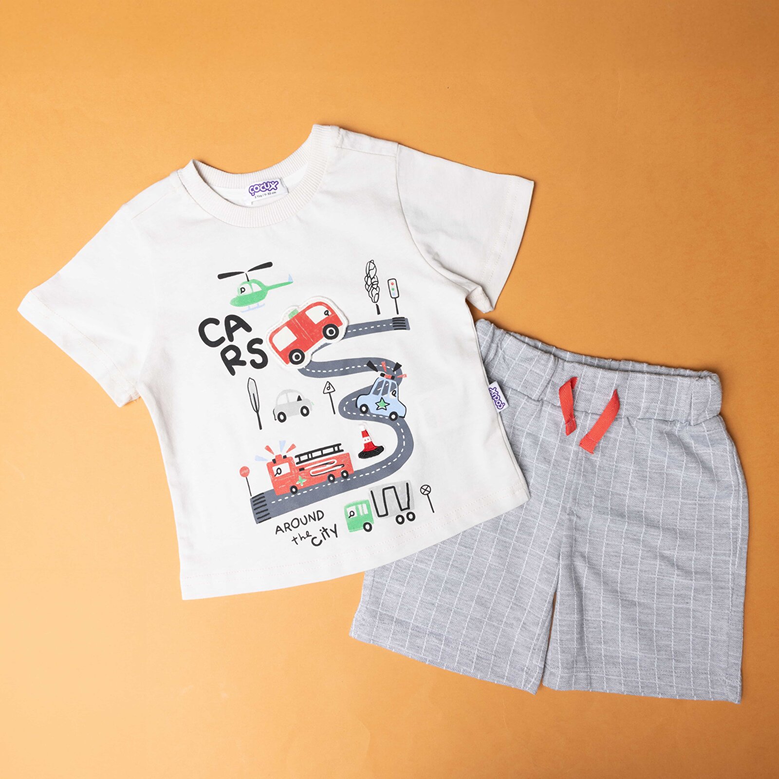 Fun World 3D Erkek Tshirt-Şort Erkek Bebek