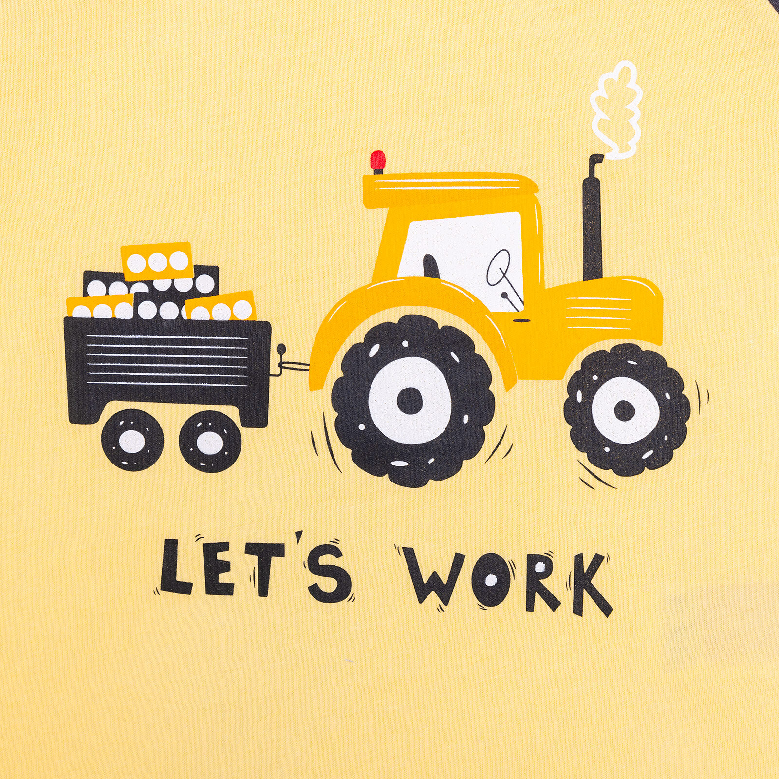 Cars&Roads Traktör Baskılı Erkek Tshirt-Şort Erkek Bebek