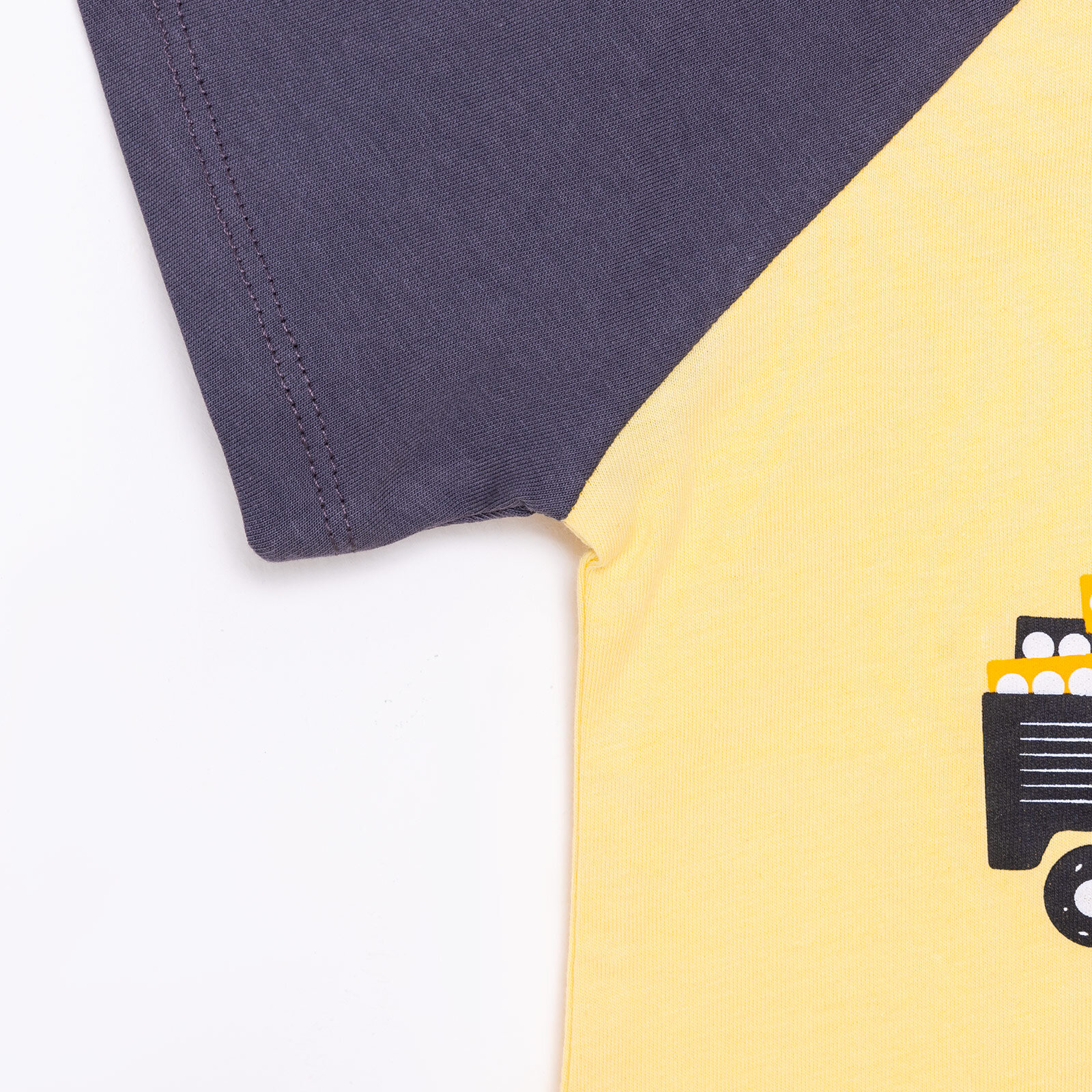 Cars&Roads Traktör Baskılı Erkek Tshirt-Şort Erkek Bebek