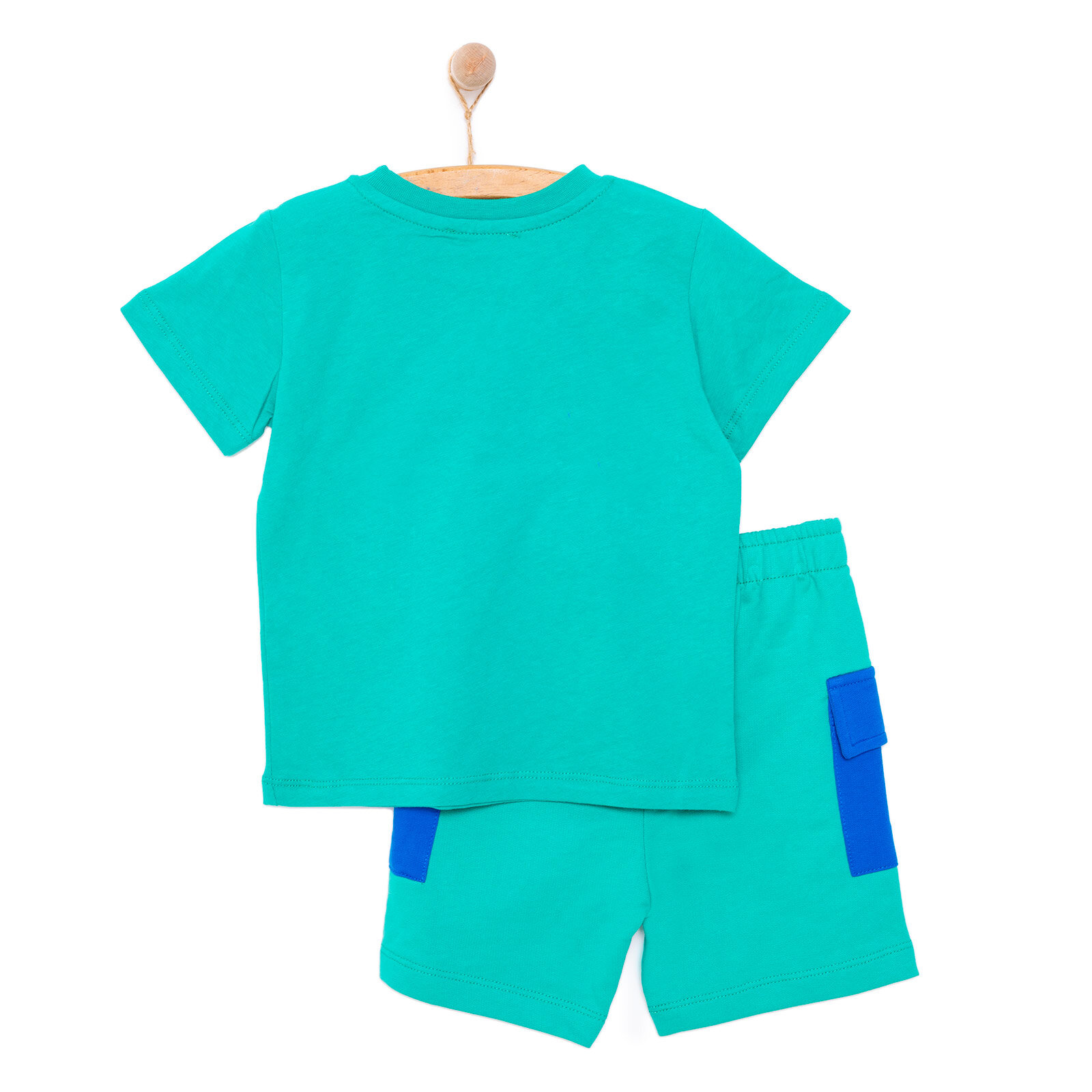 Cars&Roads Kepçe Baskılı Erkek Tshirt-Şort Erkek Bebek