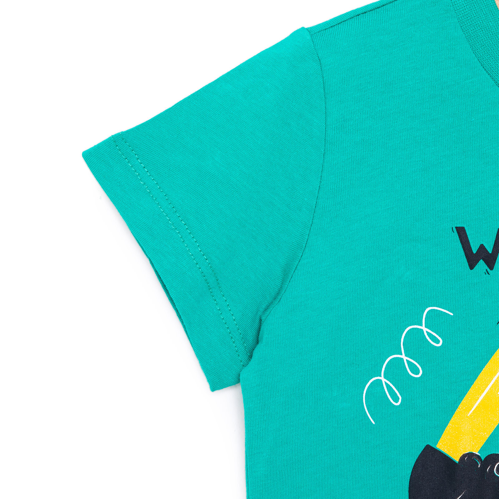 Cars&Roads Kepçe Baskılı Erkek Tshirt-Şort Erkek Bebek