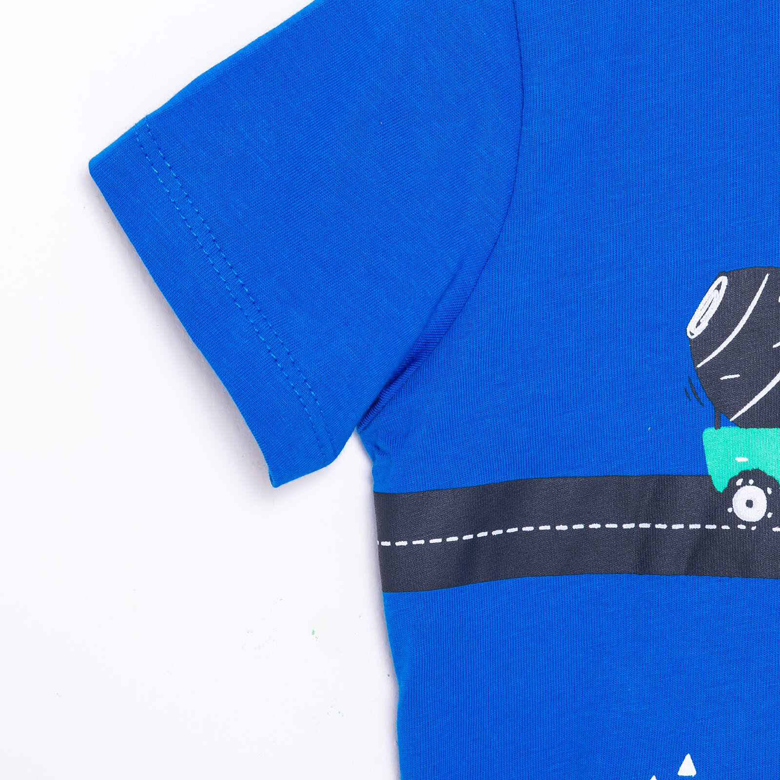 Cars&Roads Yol Baskılı Erkek Tshirt-Şort Erkek Bebek