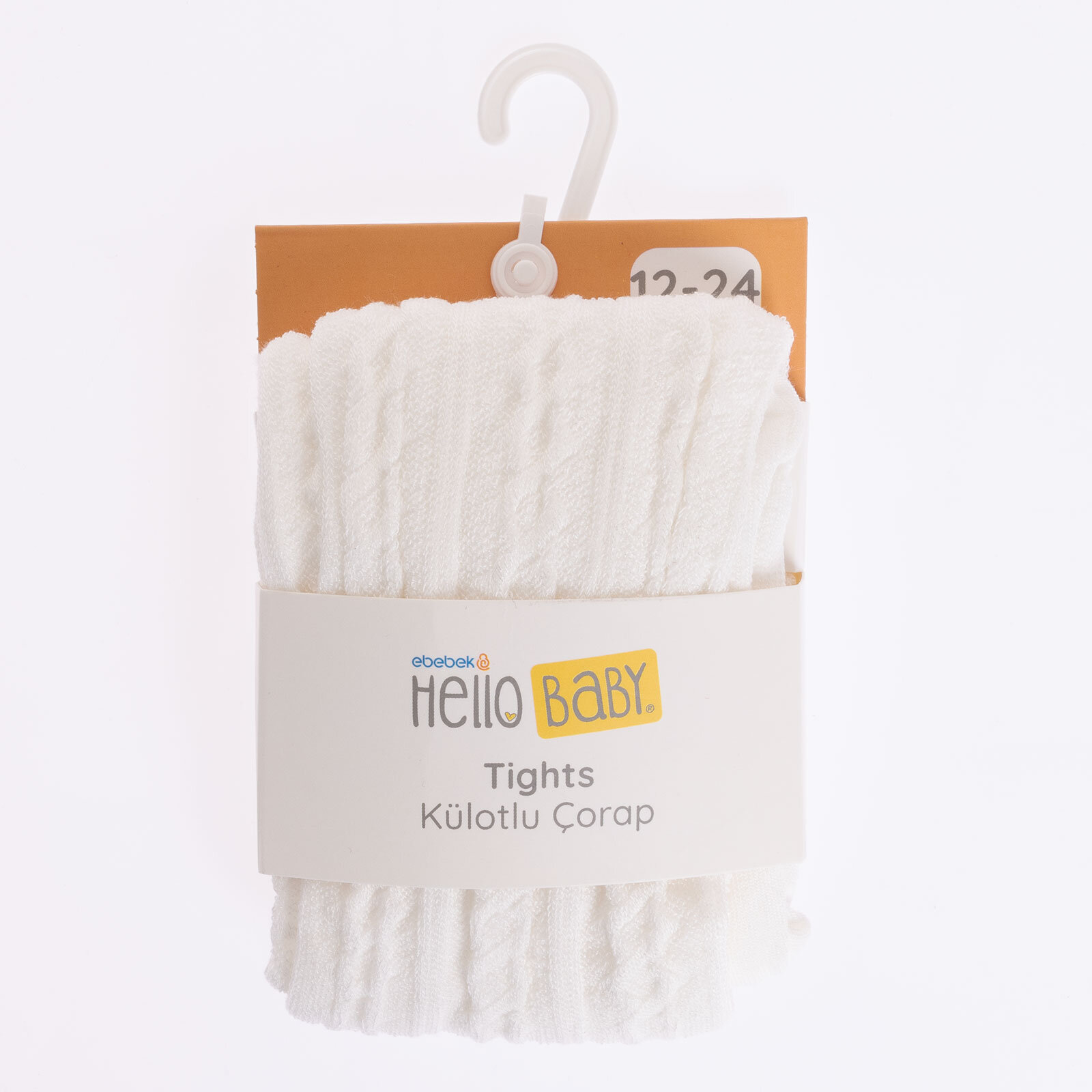 Jakarlı  Külotlu Çorap Kız Bebek