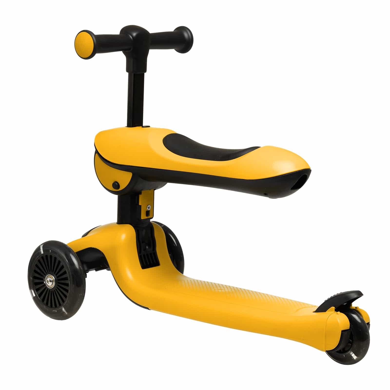 Funride Oturmalı Işıklı Scooter Turuncu