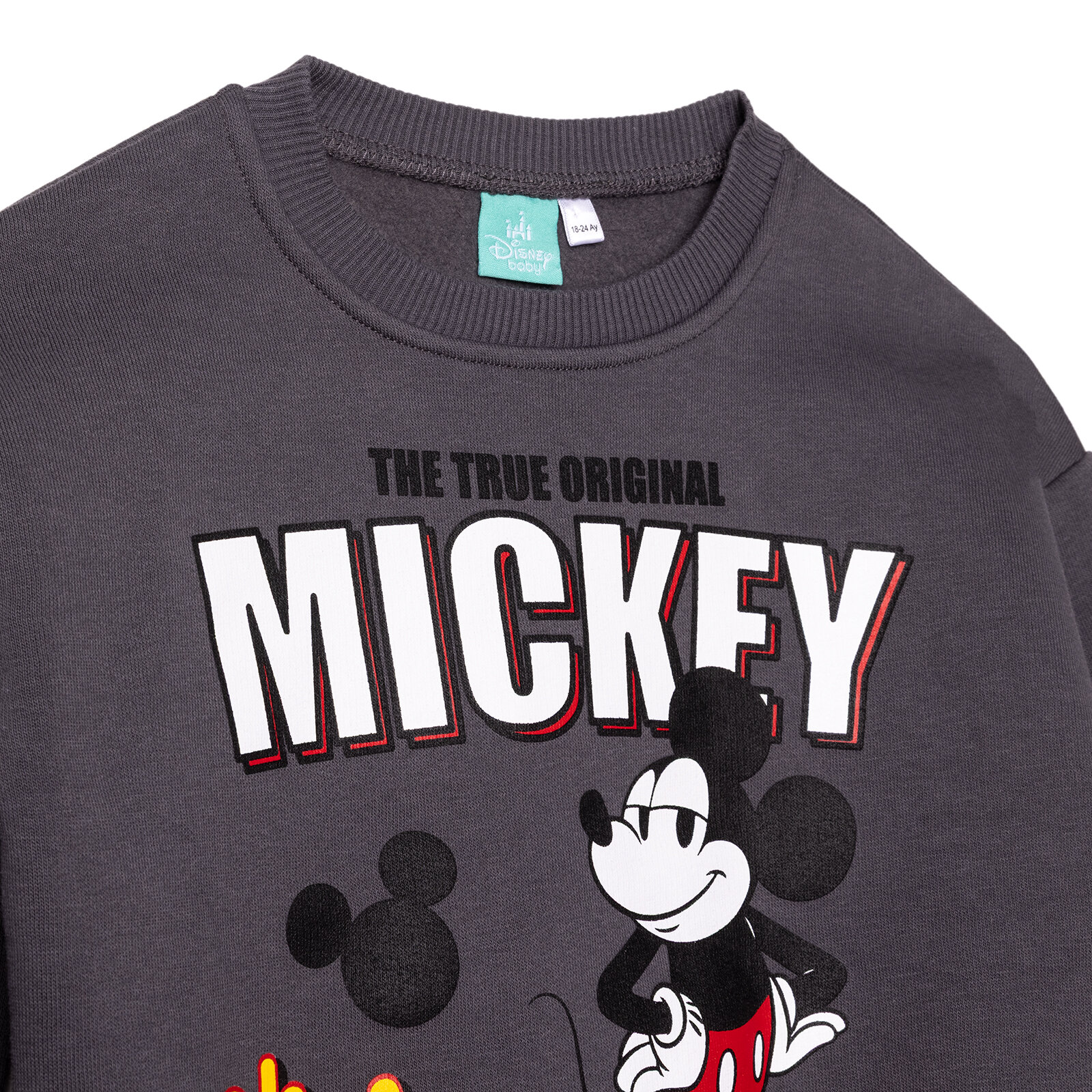 Erkek Bebek DISNEY Eşofman Takımı Şardonlu Üç İplik Bisiklet Yaka Uzun Kol Lastikli Paça