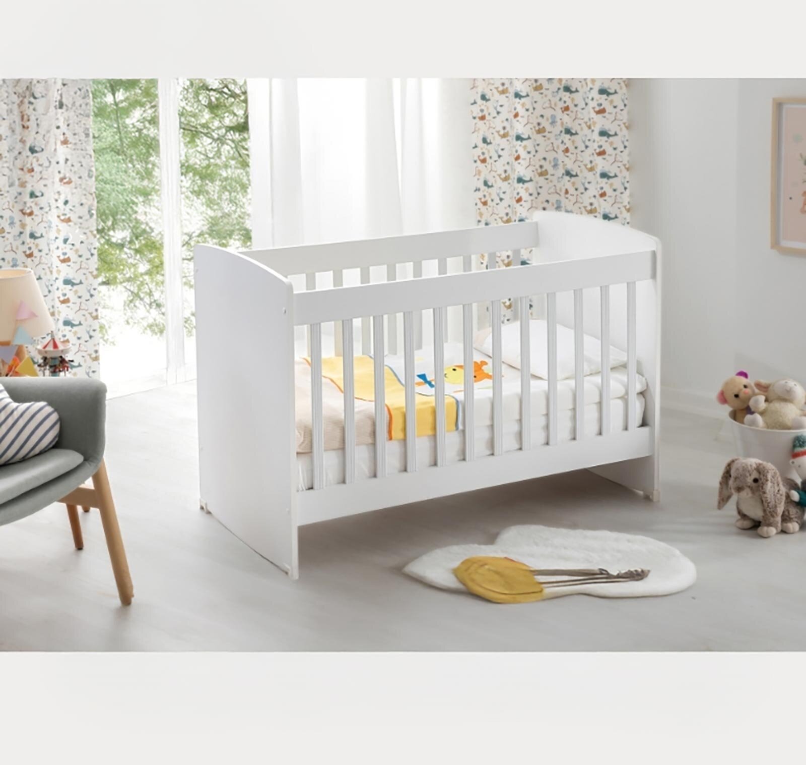 Crib2 Sallanabilir ve Sabitlenebilir Beşik 60x120 cm