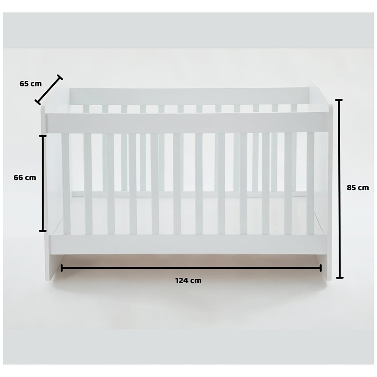 Crib2 Sallanabilir ve Sabitlenebilir Beşik 60x120 cm