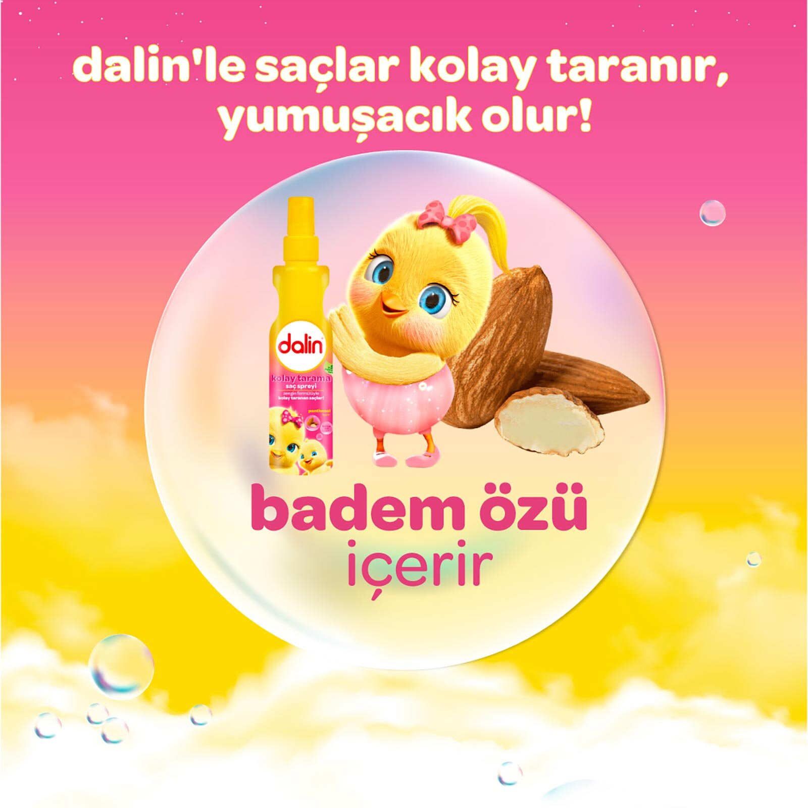 Badem Özlü Kolay Tarama Saç Spreyi 200 ml Badem Özlü Kolay Tarama Saç Spreyi 200 ml